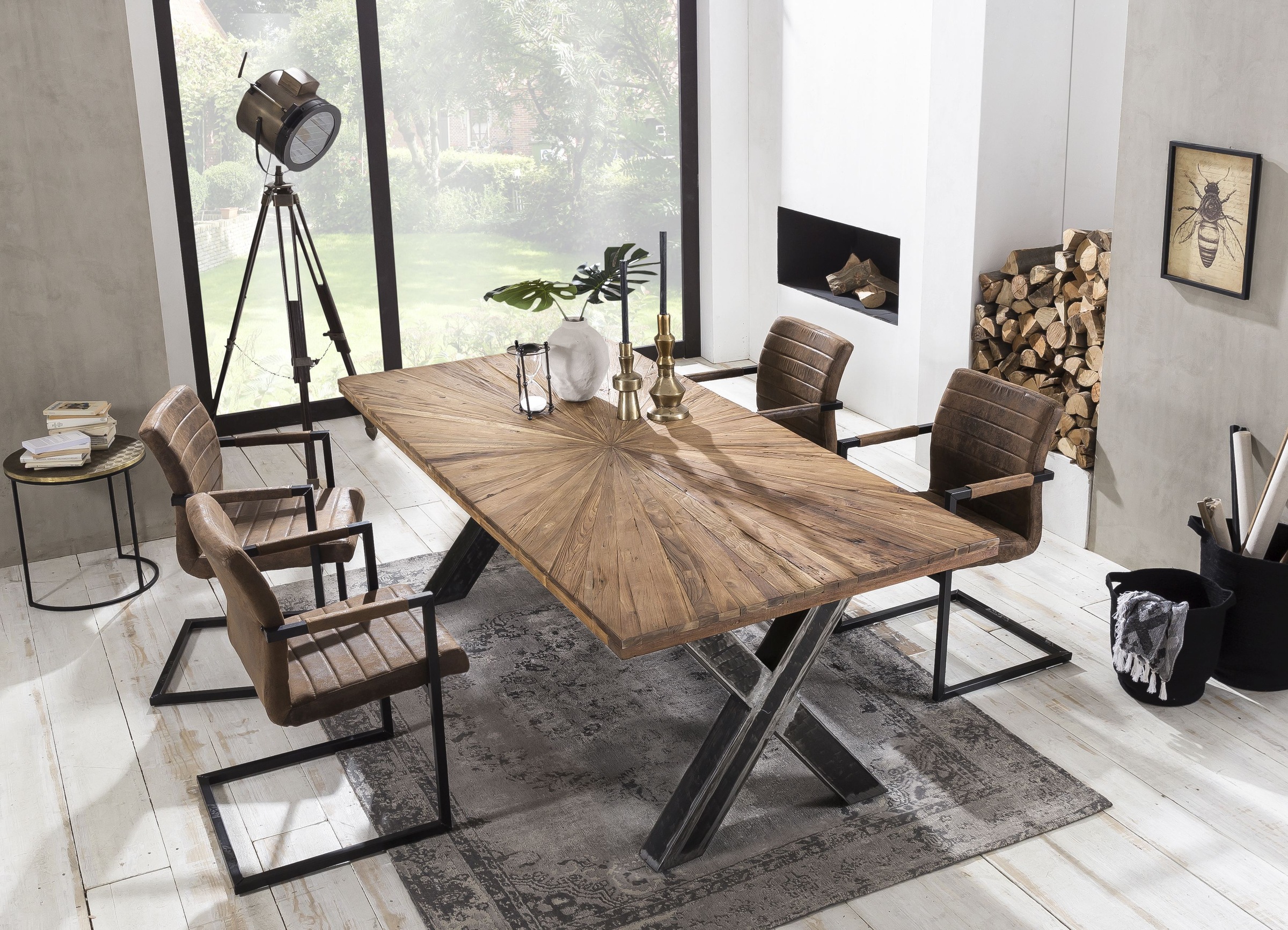 SIT Tischbein, (1 St.), im Used-Look