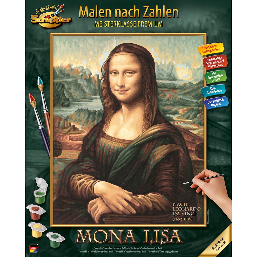 Schipper Malen nach Zahlen »Meisterklasse Premium - Mona Lisa«