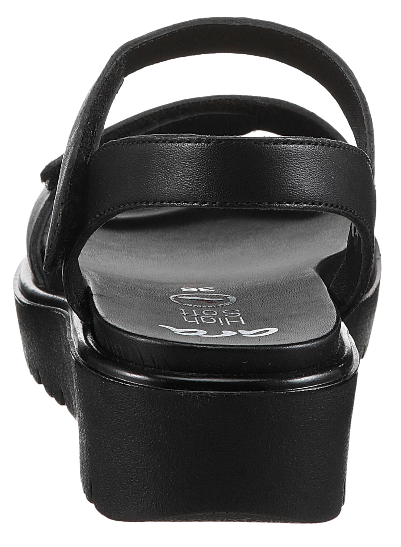 Ara Sandalette »BILBAO«, Sommerschuh, Sandale, Keilabsatz, Klett, Weite G (weit)