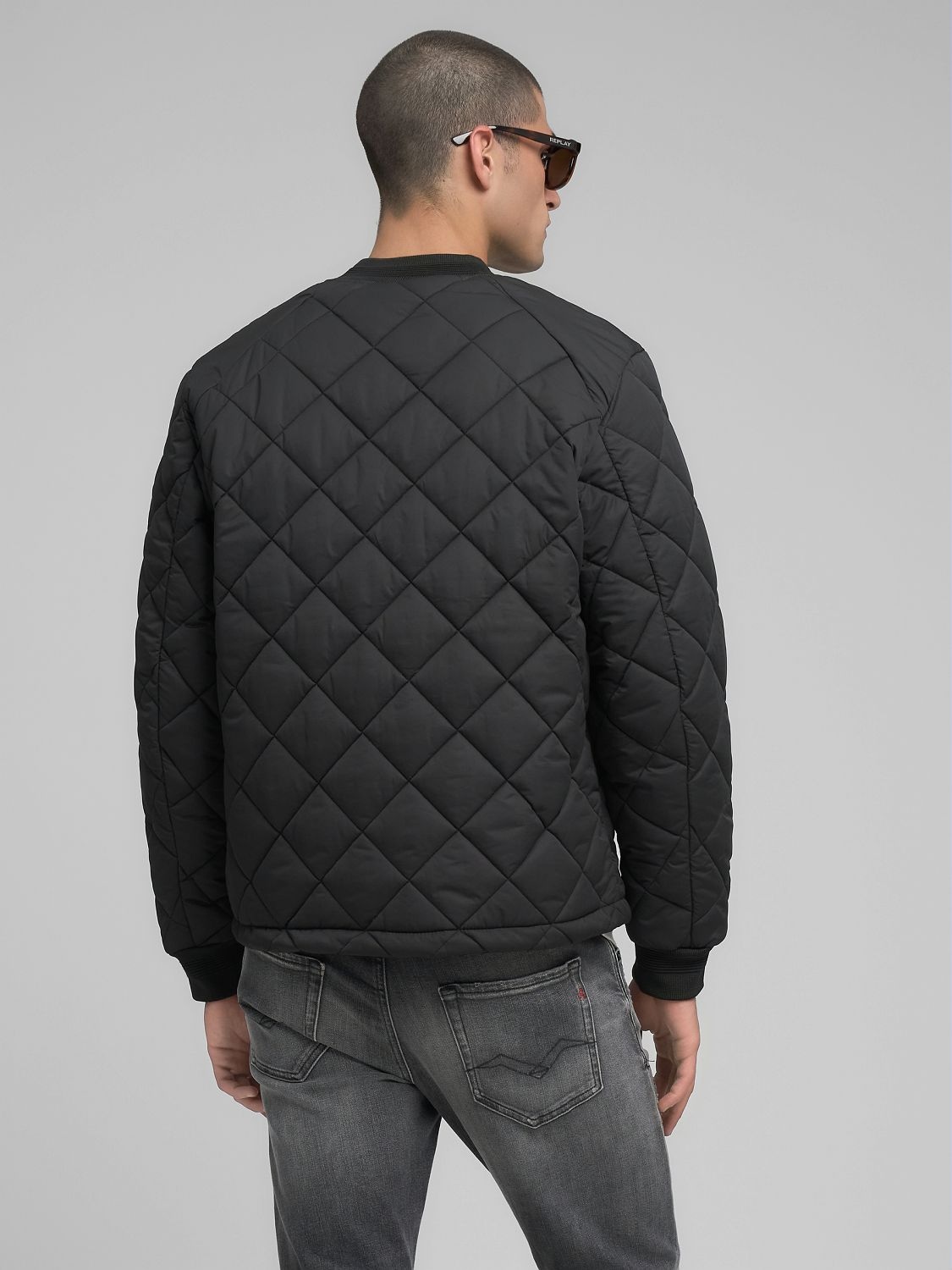 Replay Steppjacke im Bomberjacken-Stil, Regular Fit