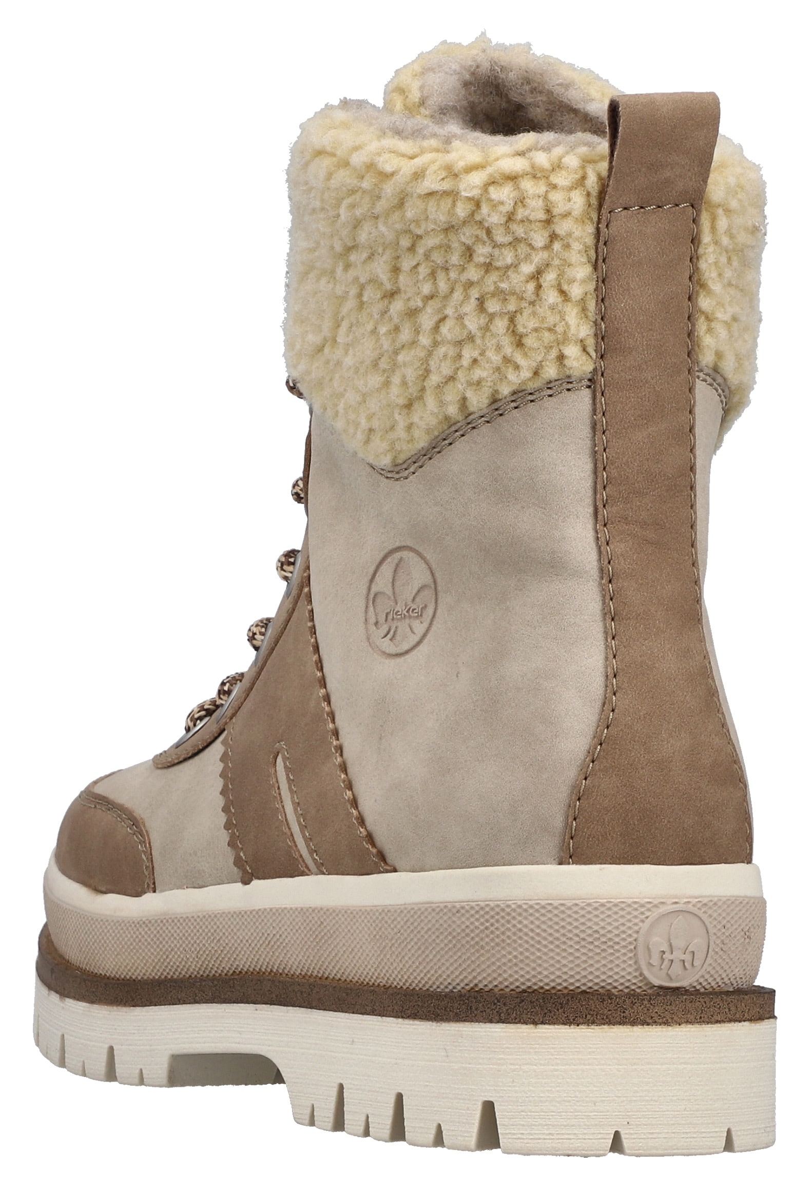 Rieker Winterstiefelette  Plateauboots, Winterboots, Schnürboots mit Innenreißverschluss