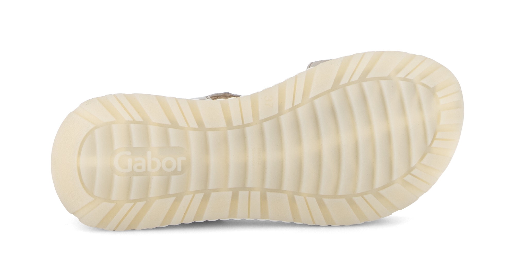 Gabor Keilsandalette  Riemchensandale, Sommerschuh mit edlem Schmuckelement