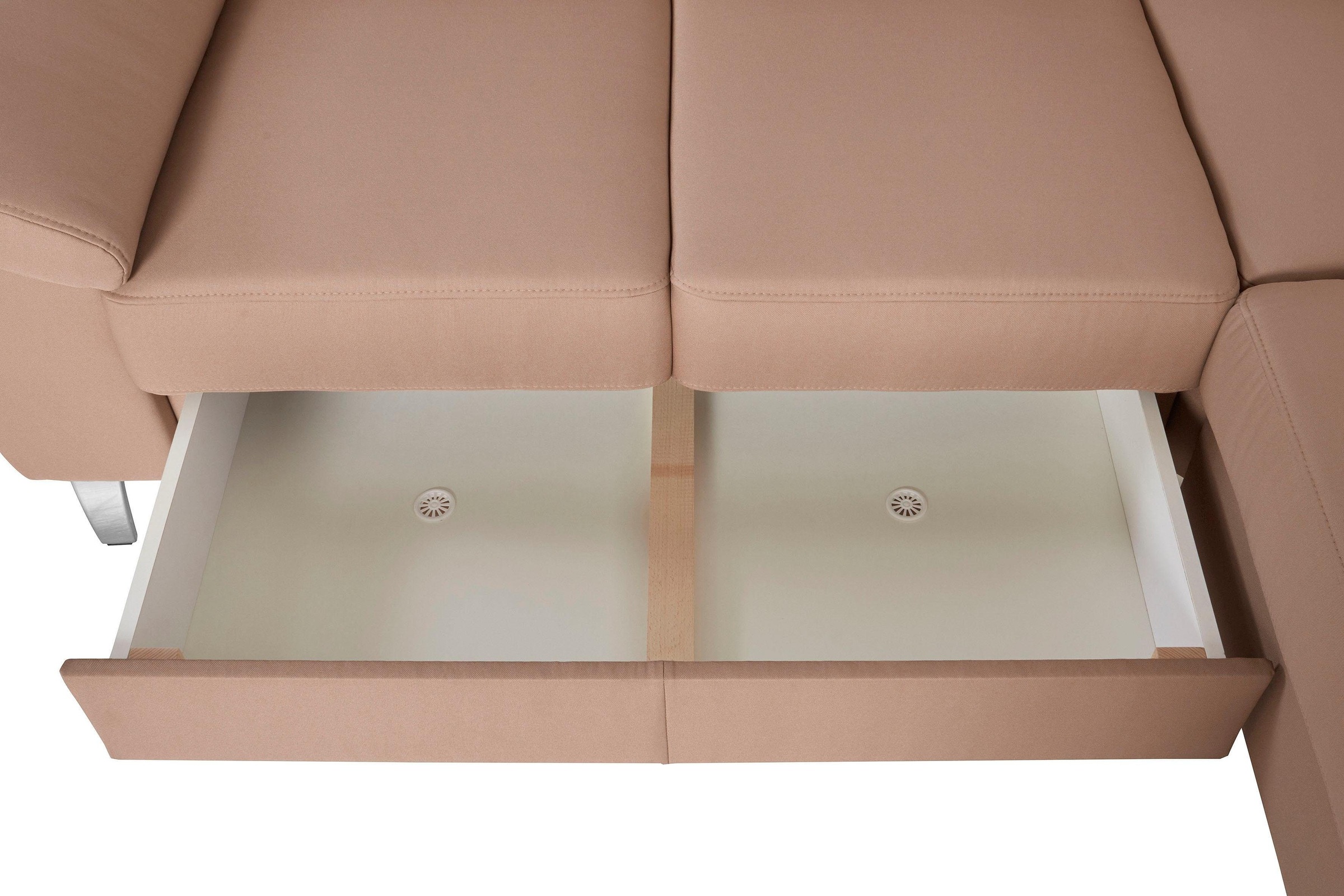 sit&more Ecksofa »Sorano L-Form«, wahlweise mit Bett- und Relaxfunktion, inkl. Bettkasten