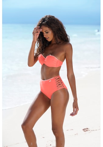 Sunseeker Highwaist-Bikini-Hose »Dainty«, mit Häkelkante kaufen