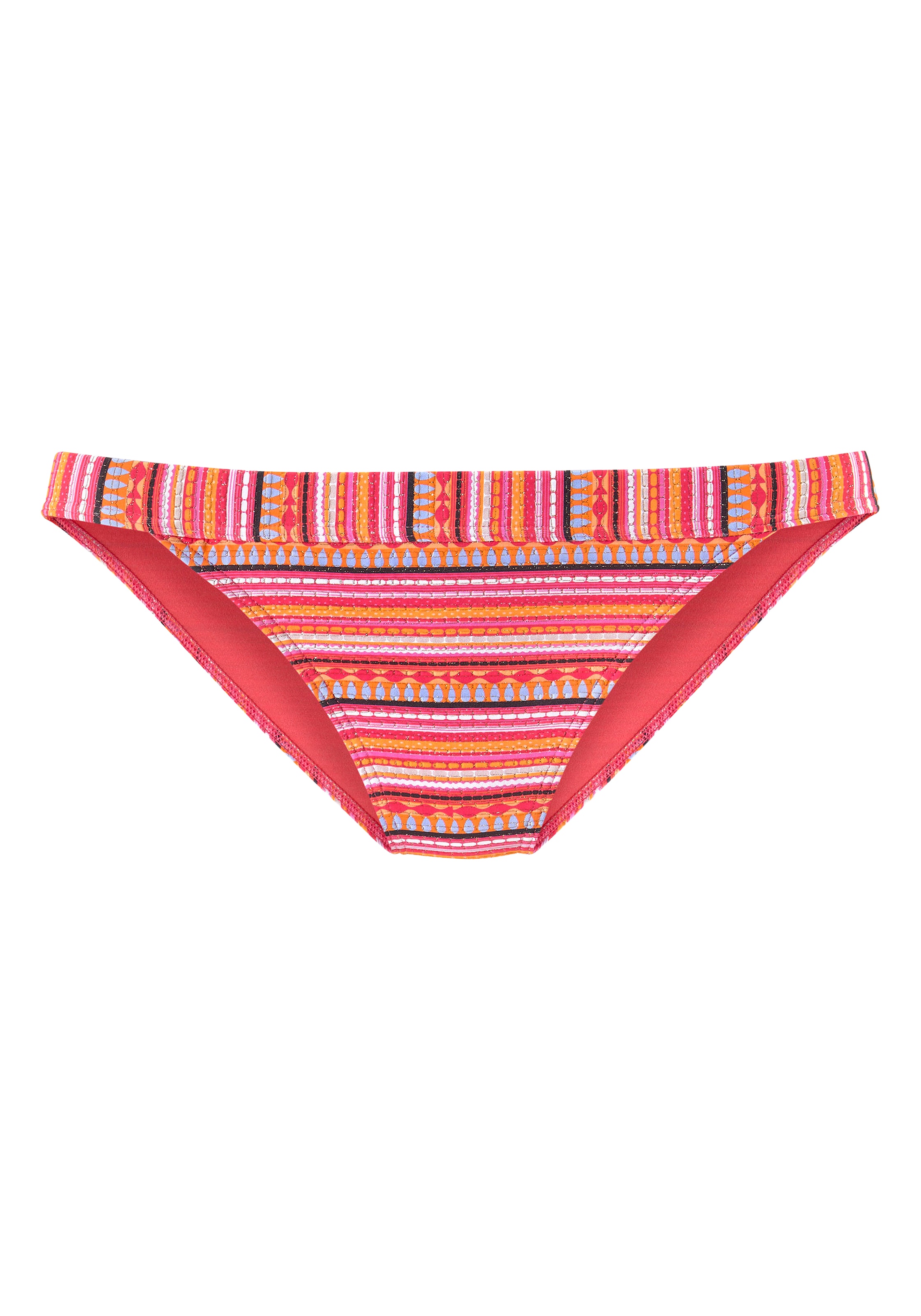 LASCANA Triangel-Bikini, mit glitzernden Streifen