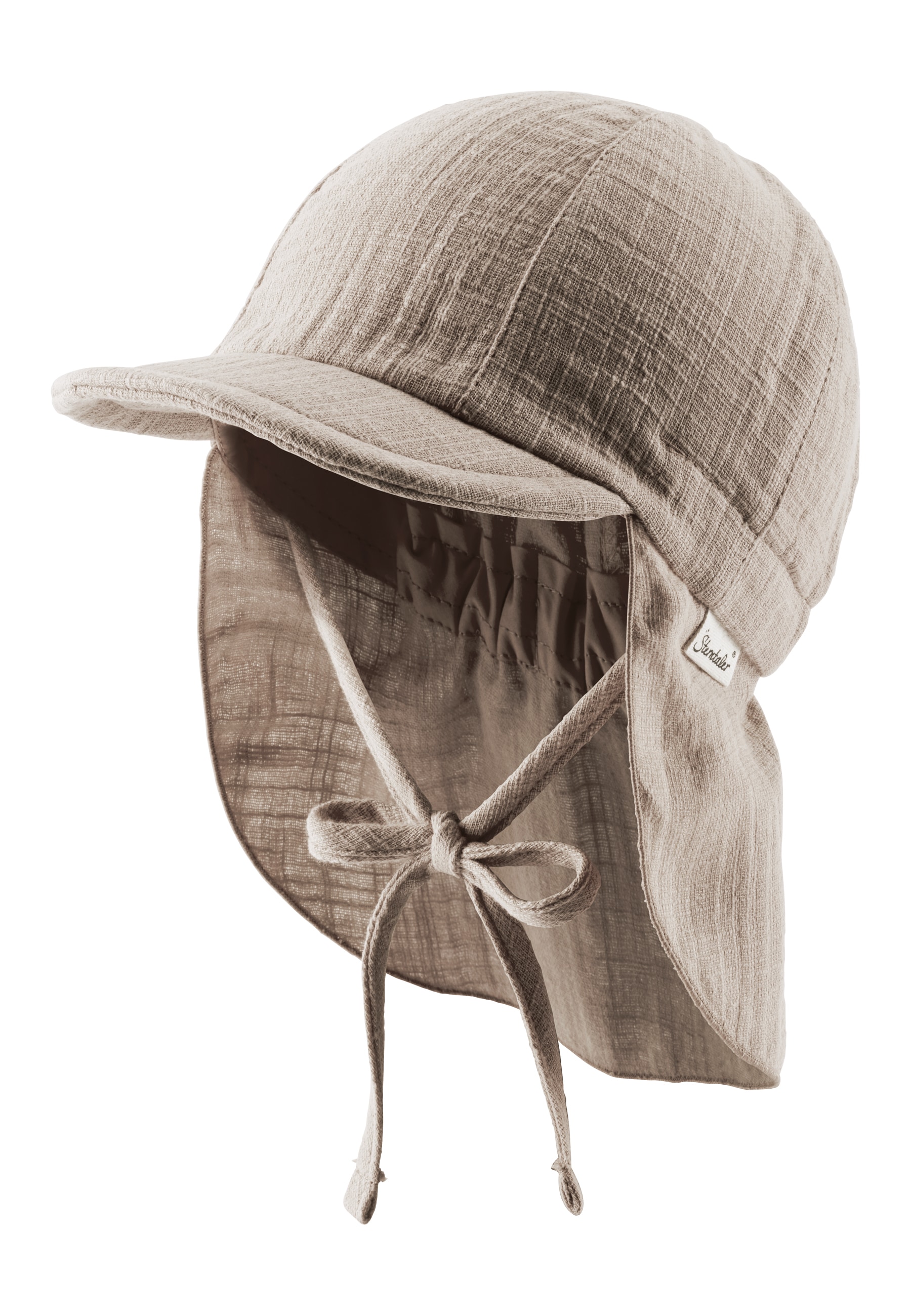 Sterntaler® Schirmmütze »Schirmmütze mit Nackenschutz uni«