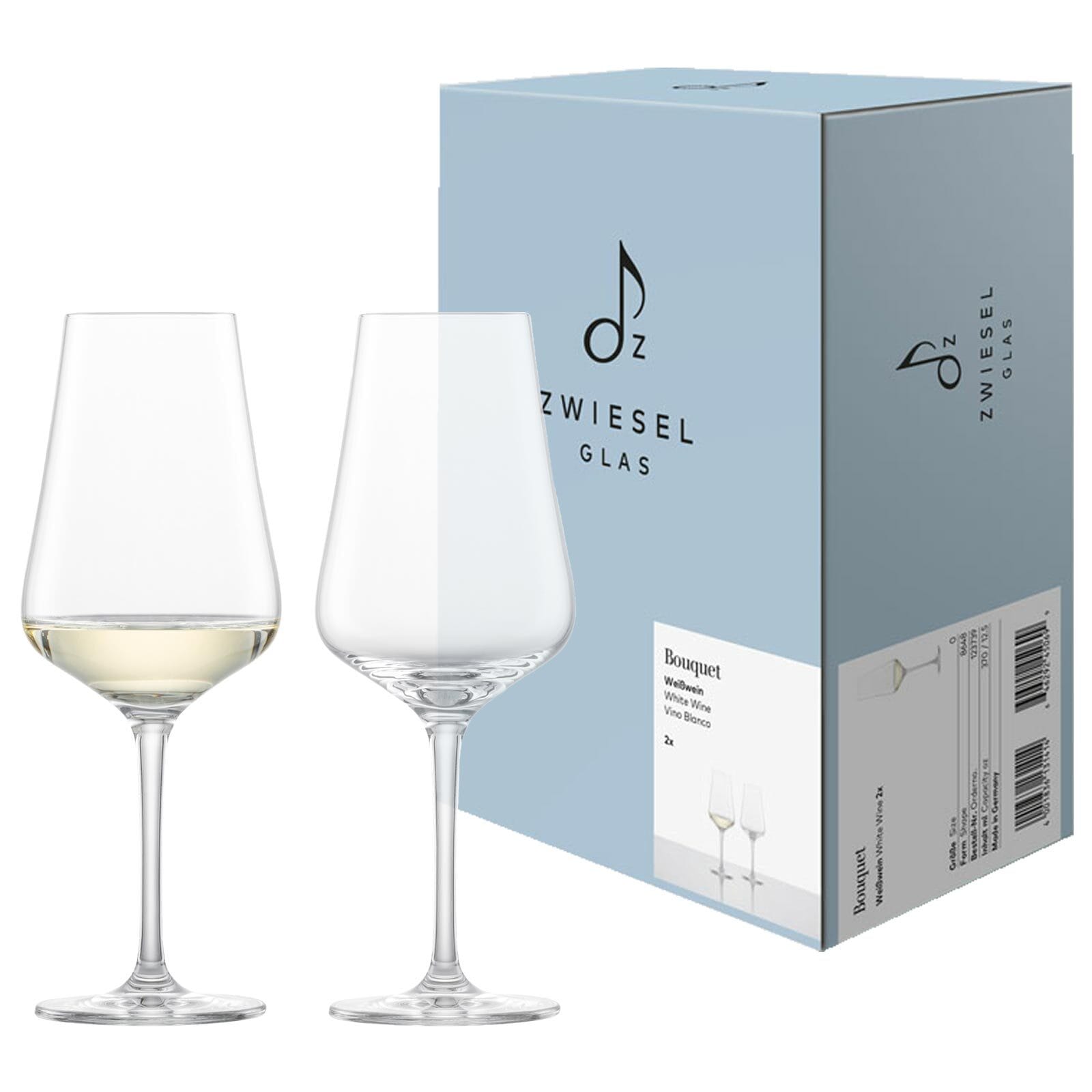 Zwiesel Glas Weißweinglas »Weißweingläser Bouquet 370 ml 2er Set transparent«