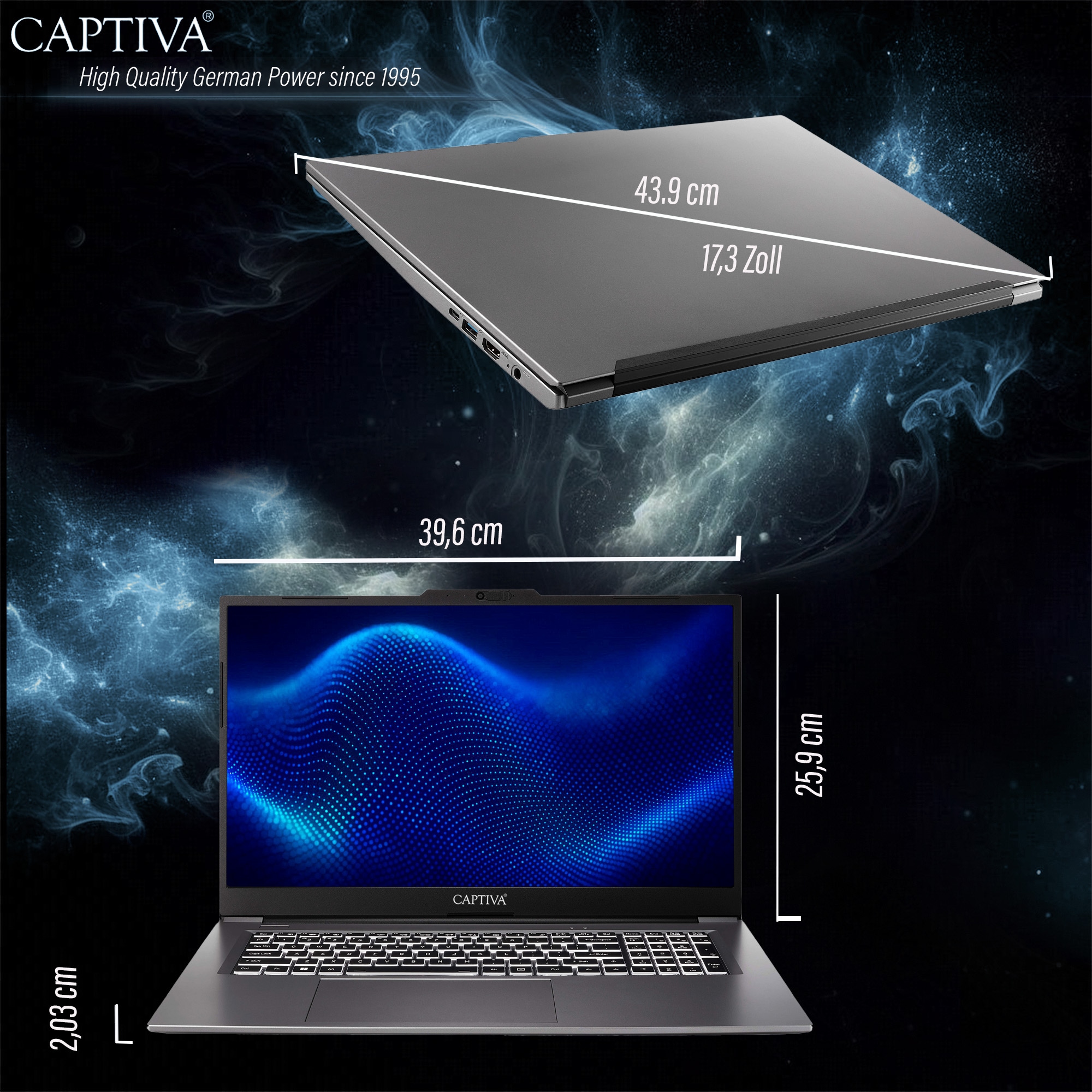 CAPTIVA Business-Notebook »Power Starter I98-973GE« Intel Core i5 500 GB SSD
