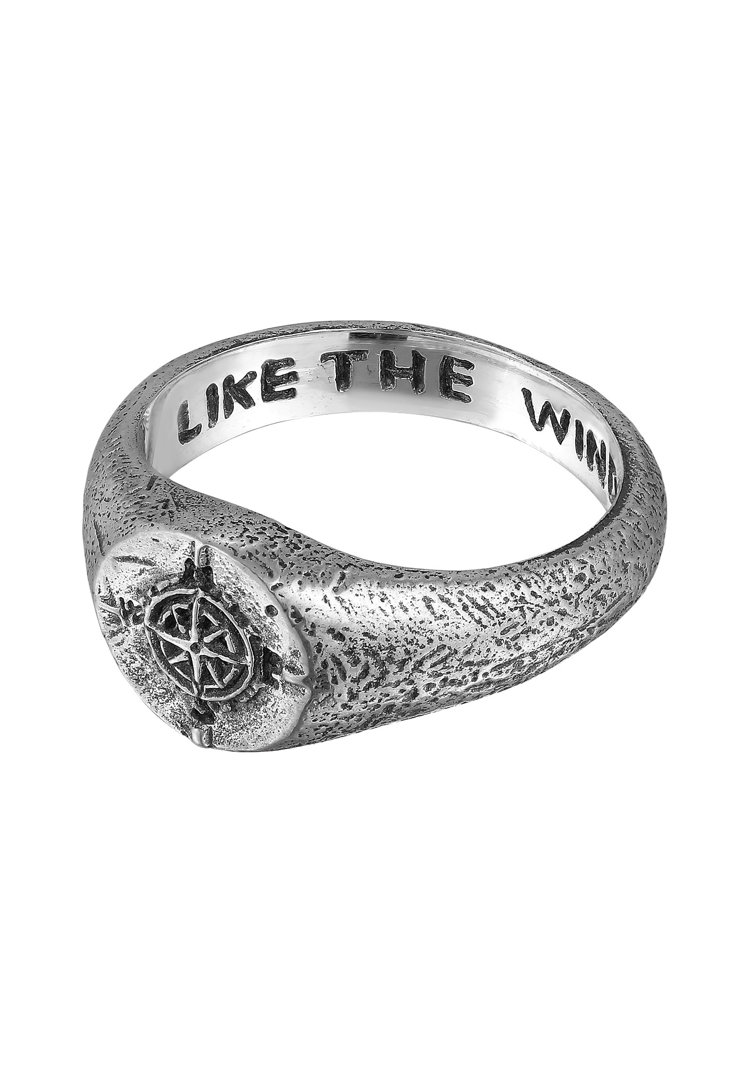 HAZE & GLORY Siegelring »Ring Sigelring - Like the wind blows 925 Sterling Silber«