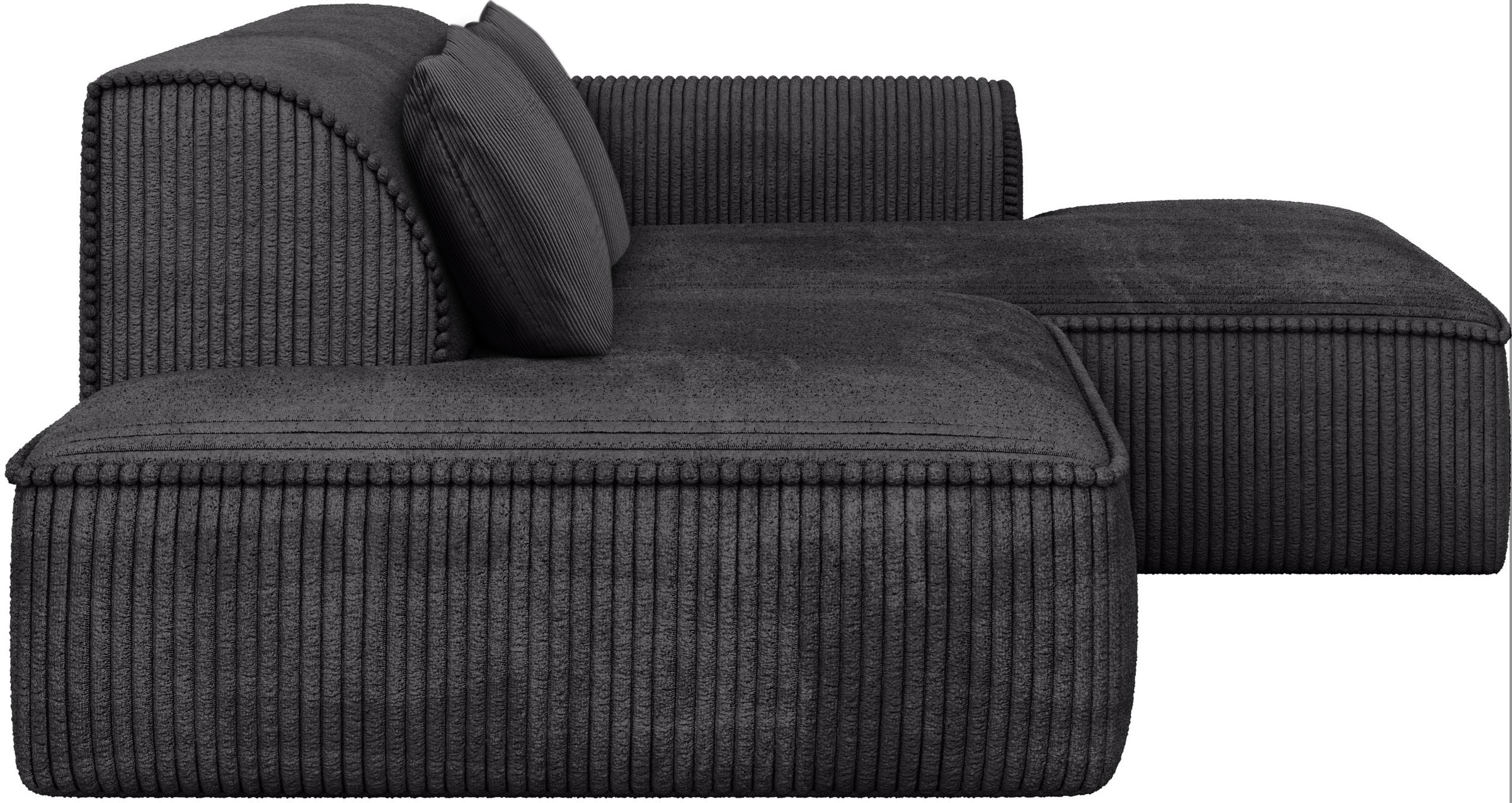 exxpo - sofa fashion Ecksofa »Billund modernes Designsofa, bequem und elegant, Breite 294cm, L-Form« modern, L-form, Wellenfedern, inklusive 2x Nierenkissen