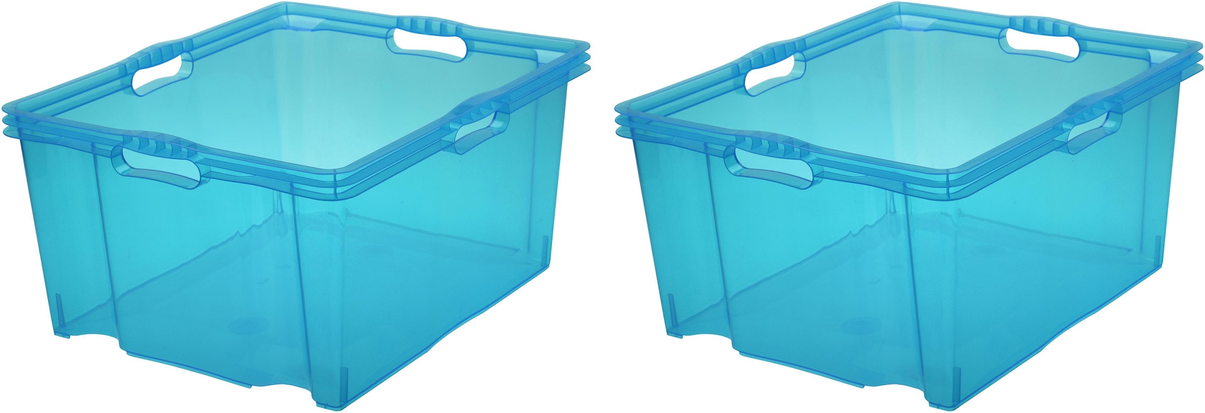 keeeper Organizer "franz" Aufbewahrungsboxen xxl, hochwertiger Kunststoff, 44 L