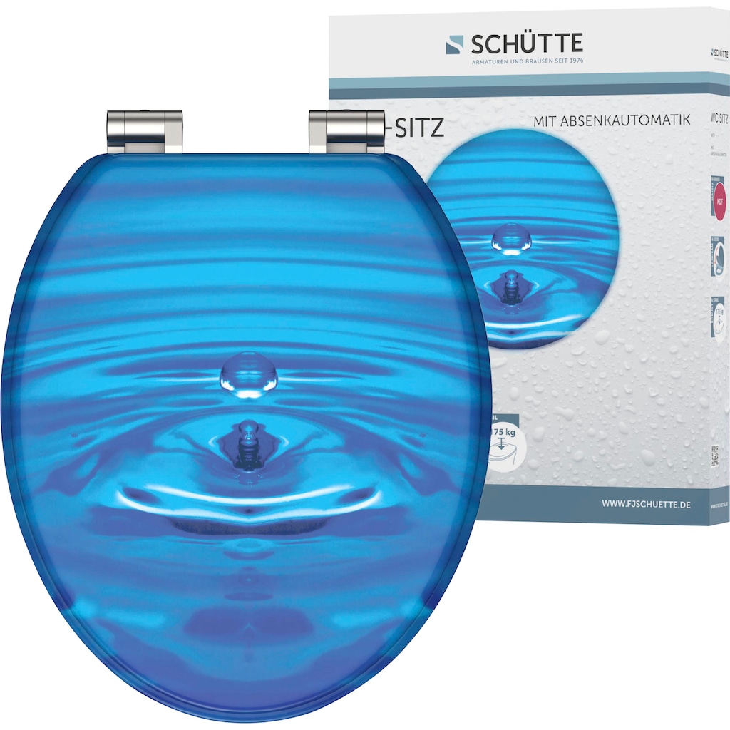 Schütte WC-Sitz »Blue Drop«