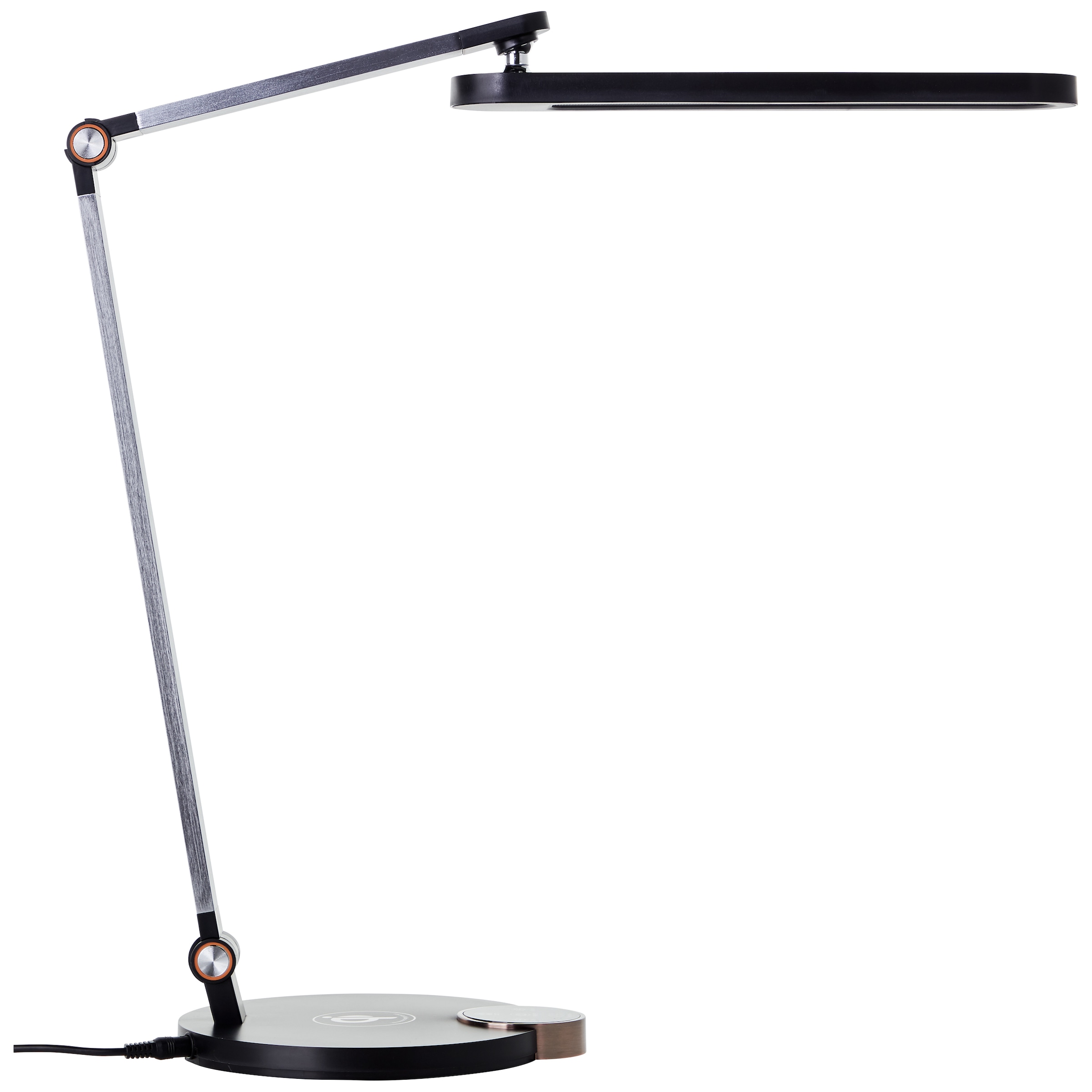 Brilliant LED Schreibtischlampe »Officehero«, Wireless charging, 1000 lm, dimmbar, CCT, schwarz