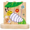 EverEarth® Würfelpuzzle »Raupe-Schmetterling«, (10 tlg.), FSC®- schützt Wald - weltweit