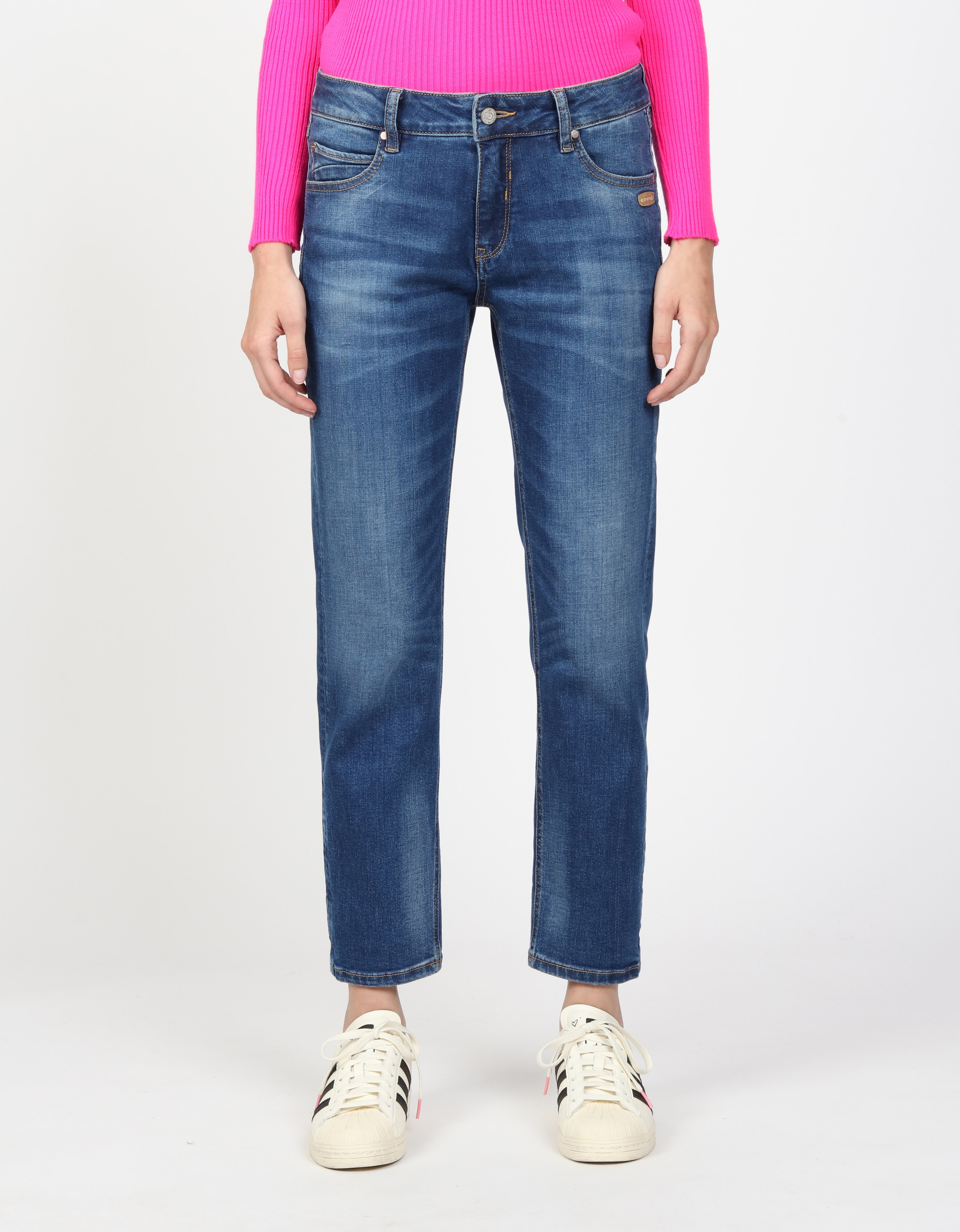 GANG Boyfriend-Jeans »94NADIA«, 5-Pocket Style mit Reißverschluss und Knopf