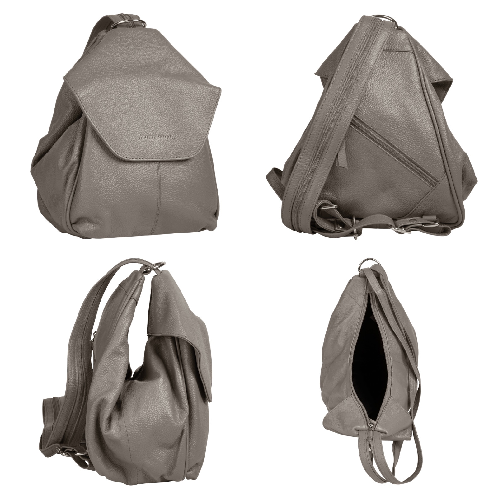 Bruno Banani Cityrucksack, echt Leder