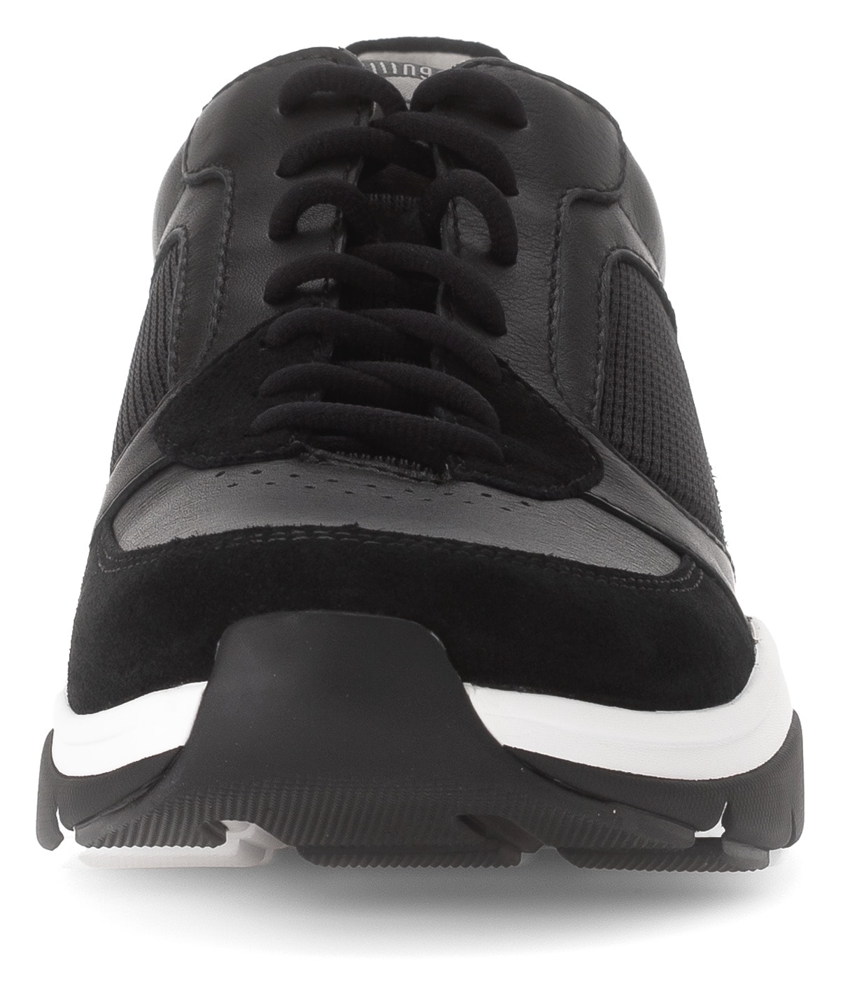Gabor Rollingsoft Keilsneaker, Freizeitschuh, Halbschuh, Schnürschuh mit Logo an der Ferse, G-Weite