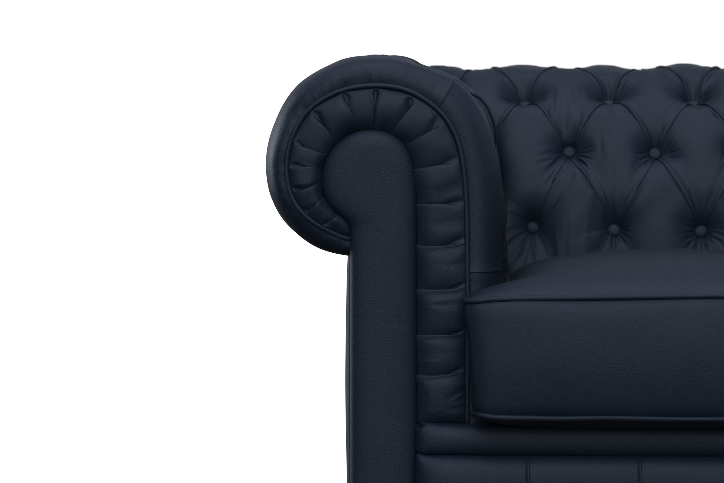 Max Winzer® Chesterfield-Sessel »Kent, Loungesessel, edel und bequem, tolle Detailverarbeitung«, Sessel mit edler Knopfheftung, komfortable Armlehnen, Breite 110 cm