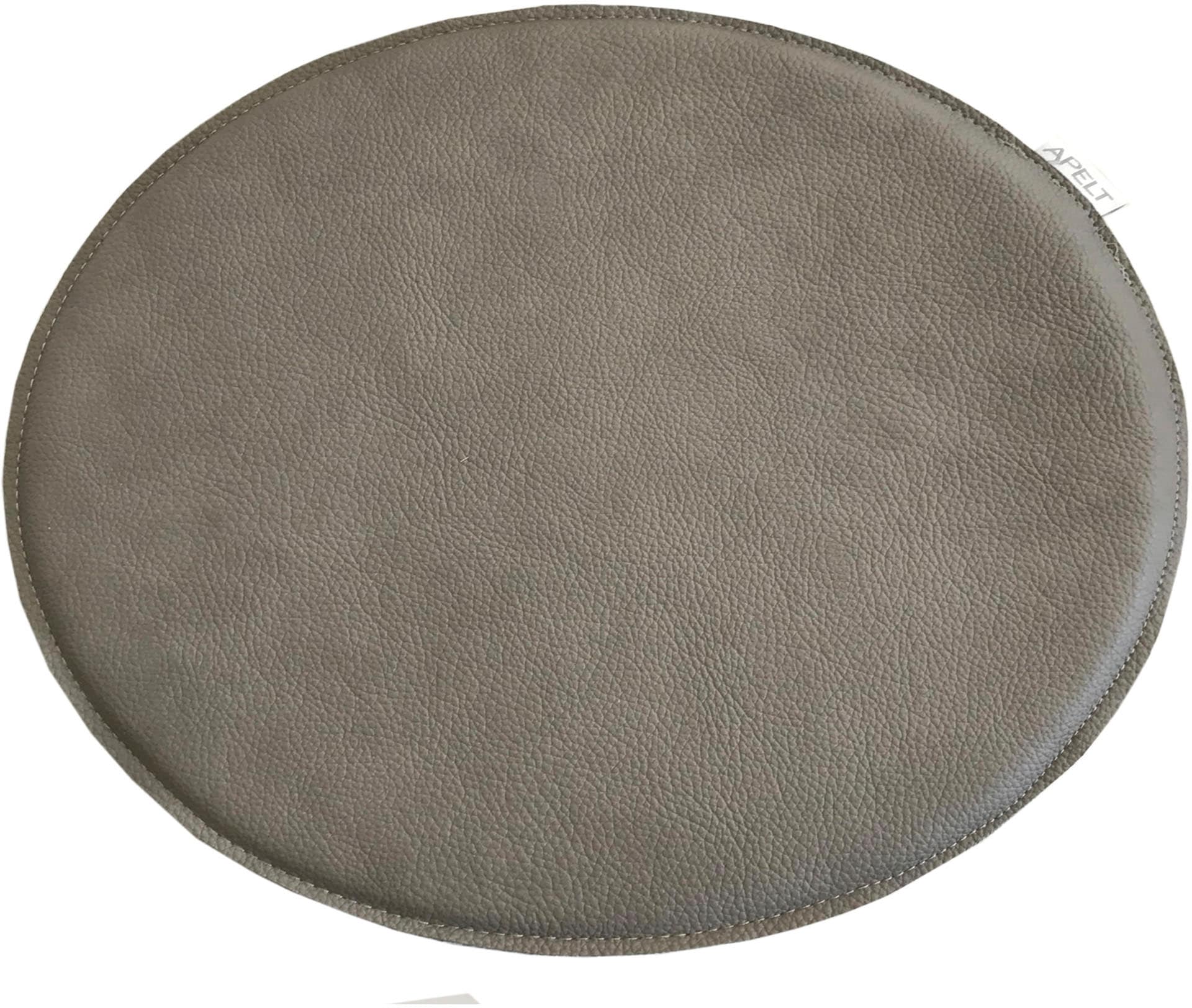 APELT, Stuhlkissen »Zumi«, grau + unifarben, Viskose, B/L: 34 cm x 34 cm - 1 Stk.
