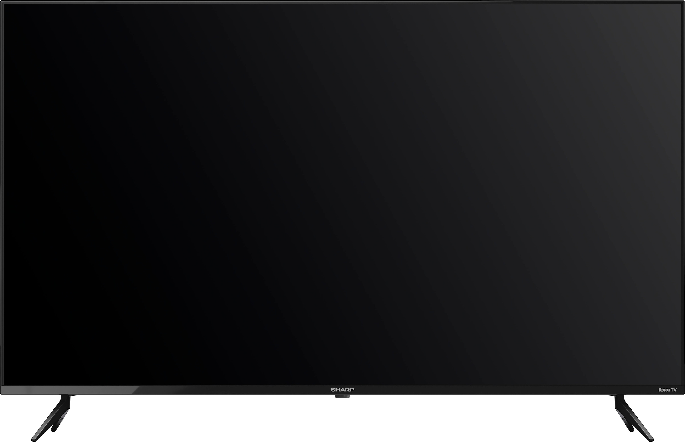 Sharp LED-Fernseher »4T-C55FJx«, 139 cm/55 Zoll, 4K Ultra HD, Smart-TV, Roku TV nur in Deutschland verfügbar, Rahmenlos, HDR10, Dolby Digital