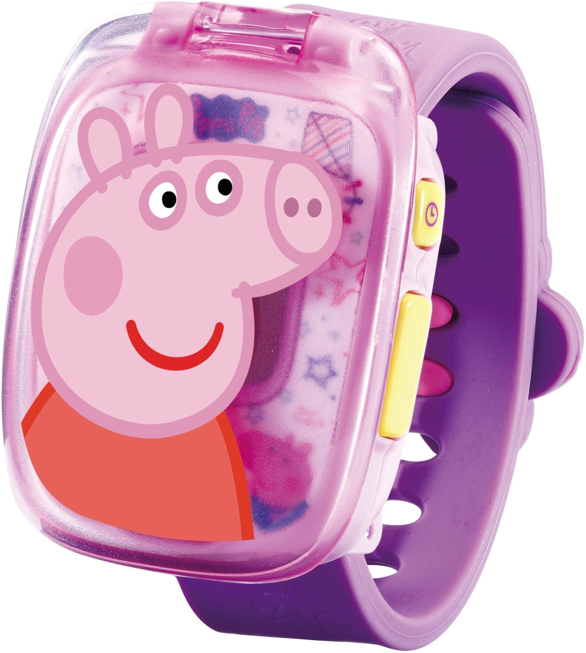 Vtech® Lernspielzeug »Peppa Pig, Peppas Lernuhr pink«