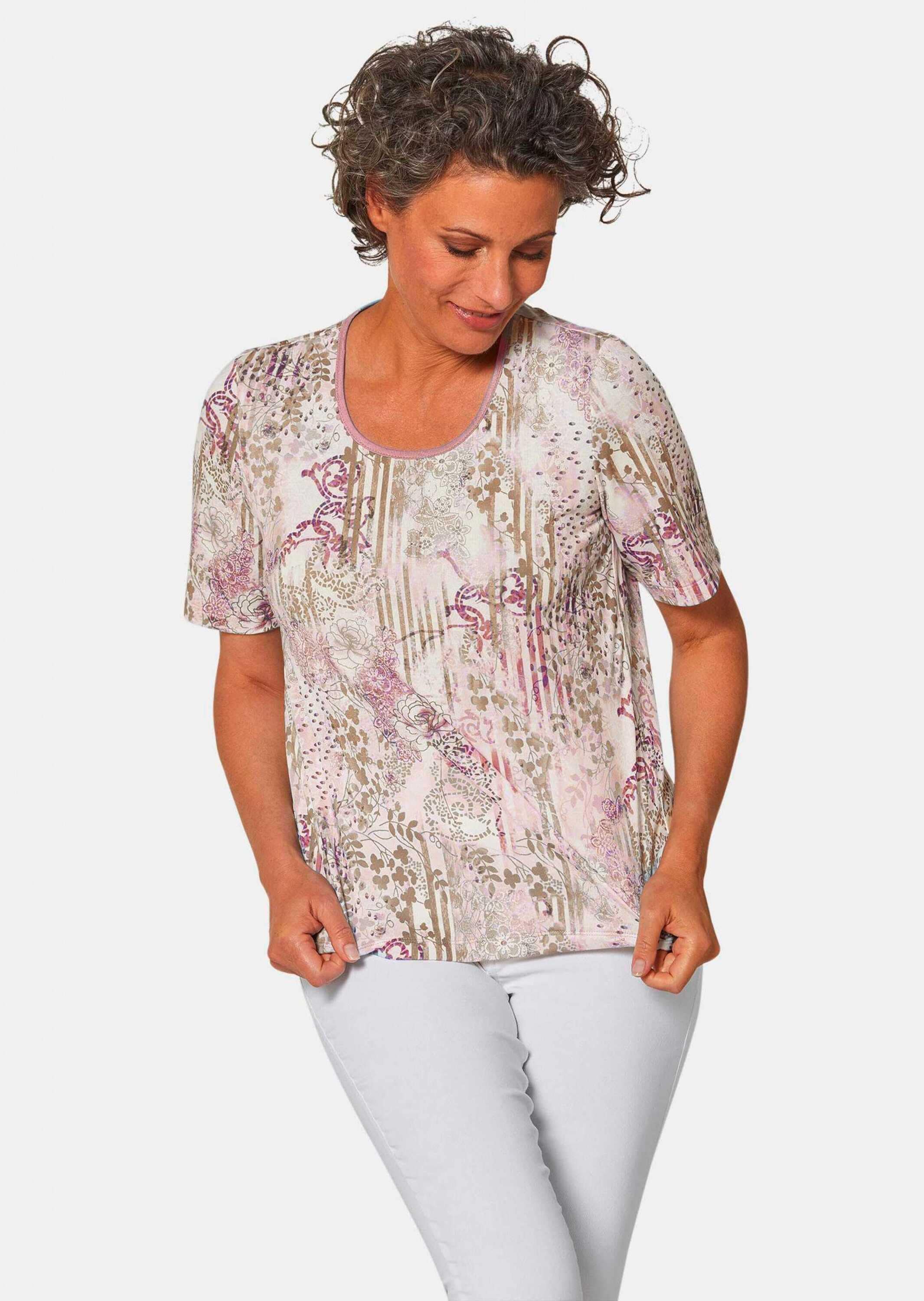 GOLDNER Print-Shirt »Bequemes Druckshirt im Mustermix«
