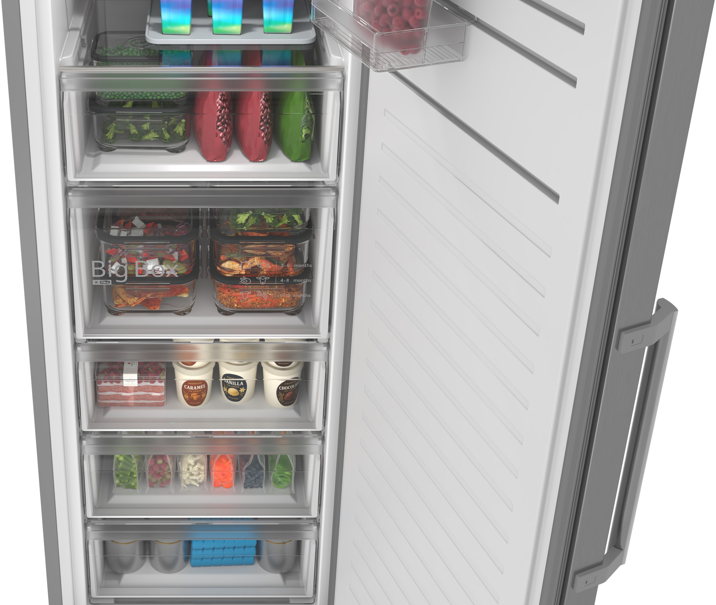 BOSCH Gefrierschrank Serie 4 »GSN36VLDG« 186,2 cm hoch 59,5 cm breit Nie wieder abtauen mit leisem No Frost Gefrierschrank.