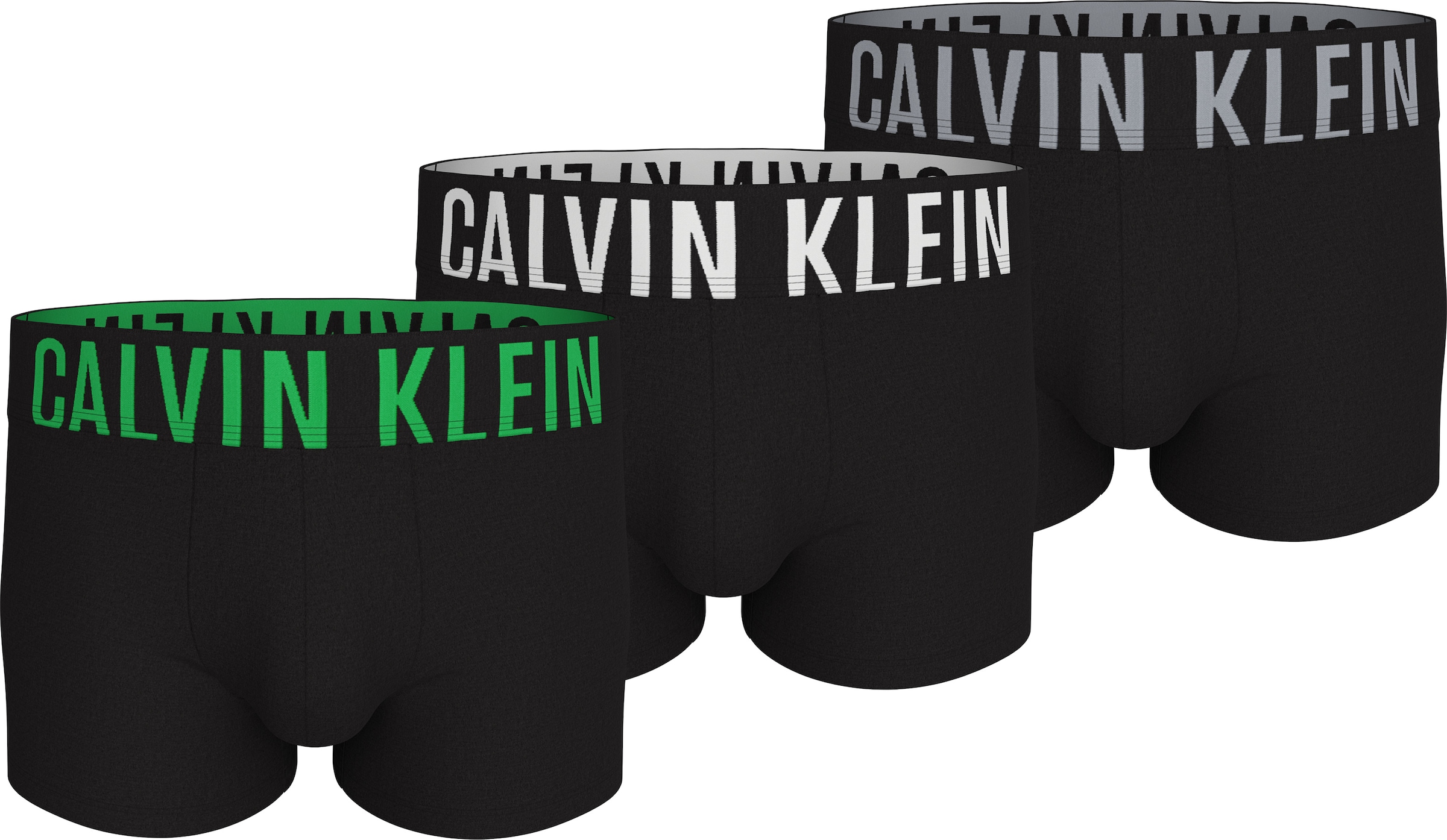 Calvin Klein Underwear Trunk »TRUNK 3PK«, (Packung, 3 St., 3er), mit Logo-Stretchbund