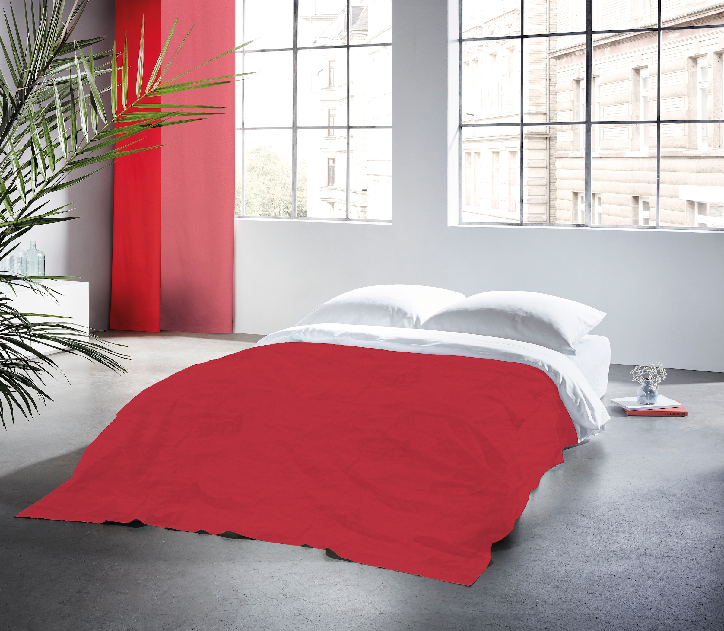 fleuresse Plaid »Plaid«, Halbleinen, in Gr. 180x270 cm, Plaid