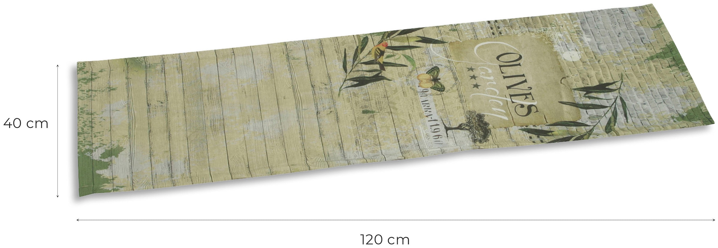 GO-DE Tischläufer, (L/B): ca. 120x40 cm