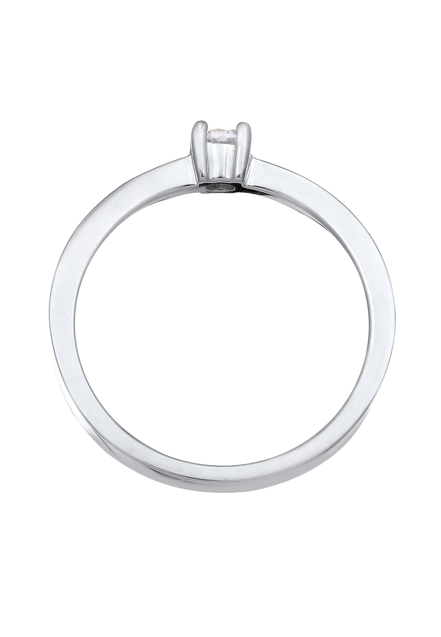 Elli DIAMONDS Diamantring »Ring Solitär Lab Grown Diamanten (0.17 ct) 925 Silber«
