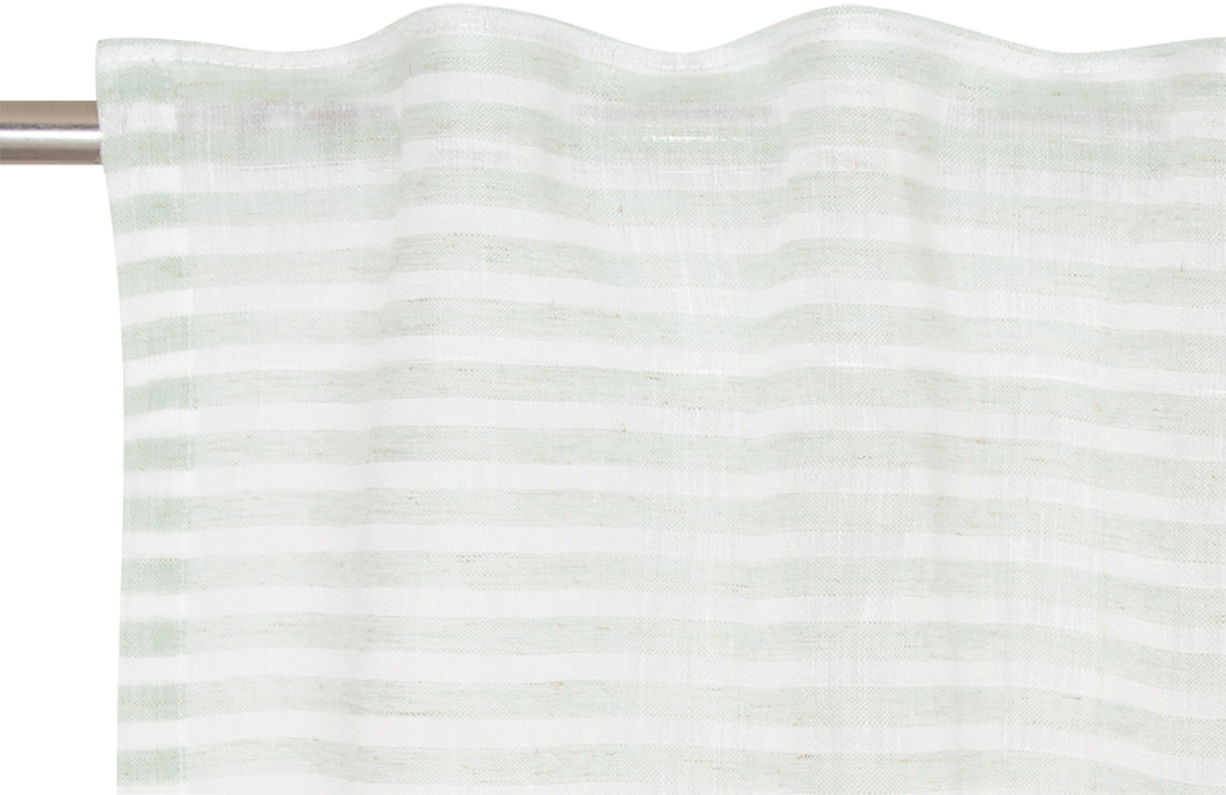 TOM TAILOR HOME Vorhang »Natural Stripe«, (1 St.), transparent