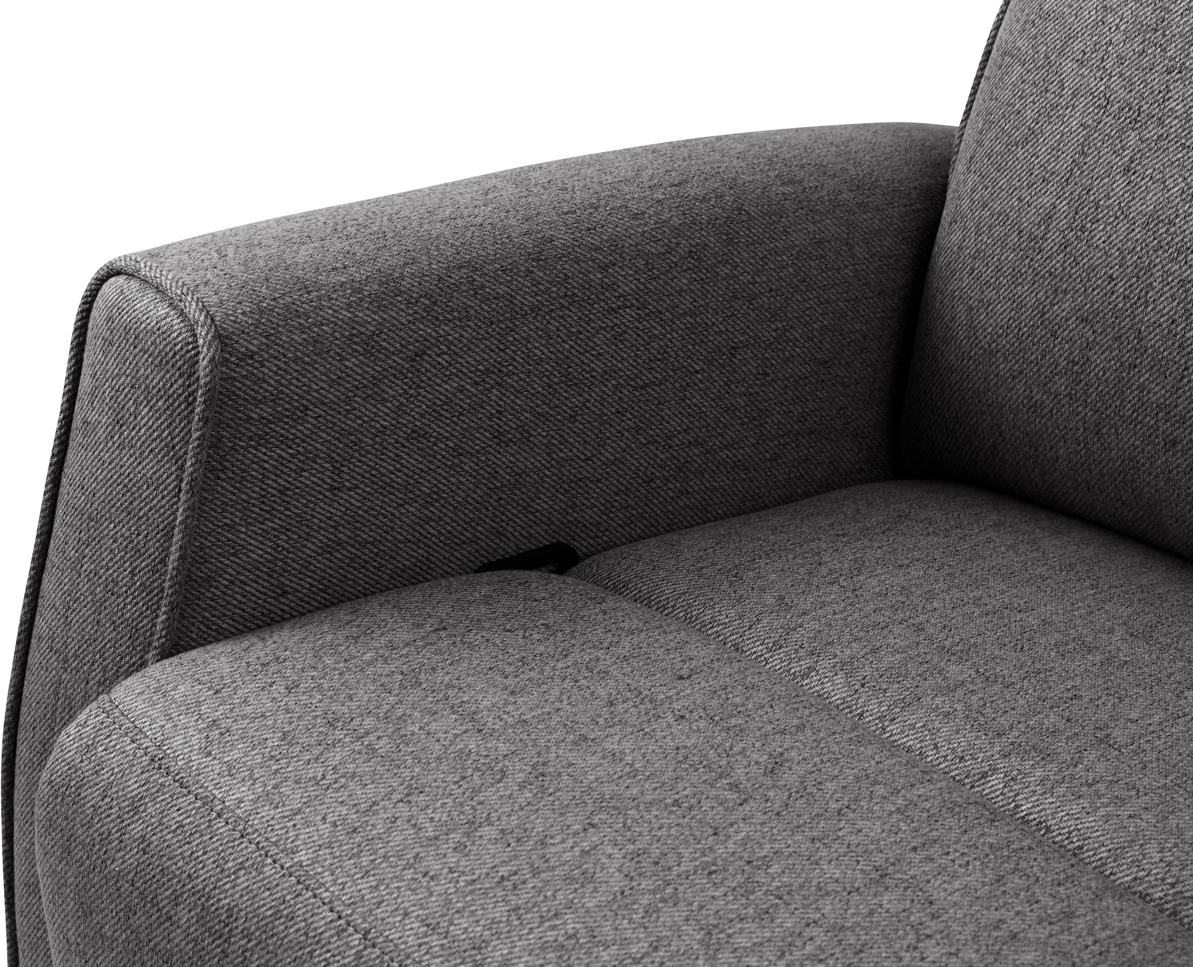 INOSIGN Relaxsessel »KAYLI mit Schaukel-, Dreh und Liegefunktion, Webstoff, Federkern«, Lesesessel, TV-Sessel mit Reclinerfunktion, 360° drehbar