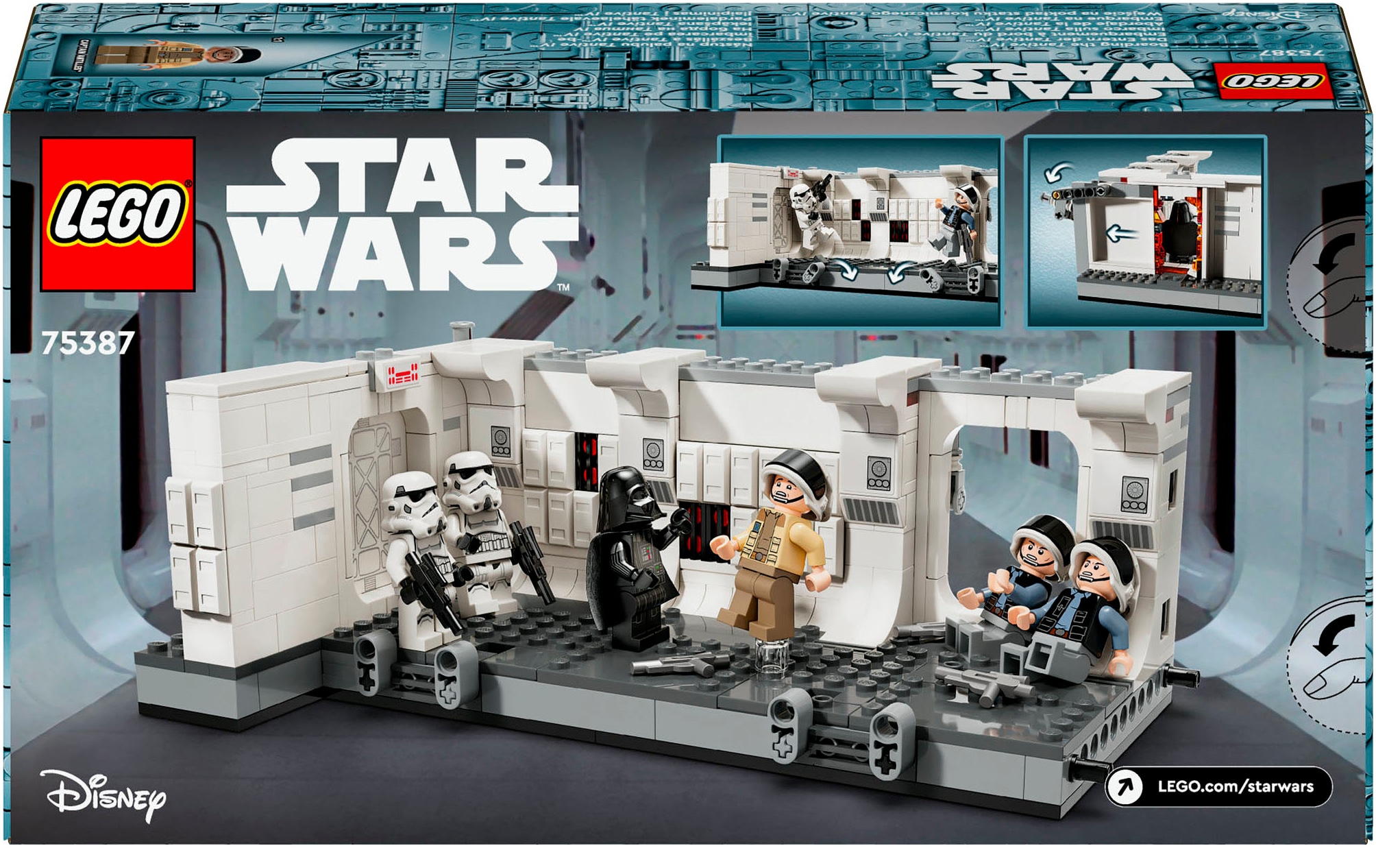 LEGO® Konstruktionsspielsteine »Das Entern der Tantive IV™ (75387), LEGO® Star Wars™«, (502 St.), Diorama, Made in Europe