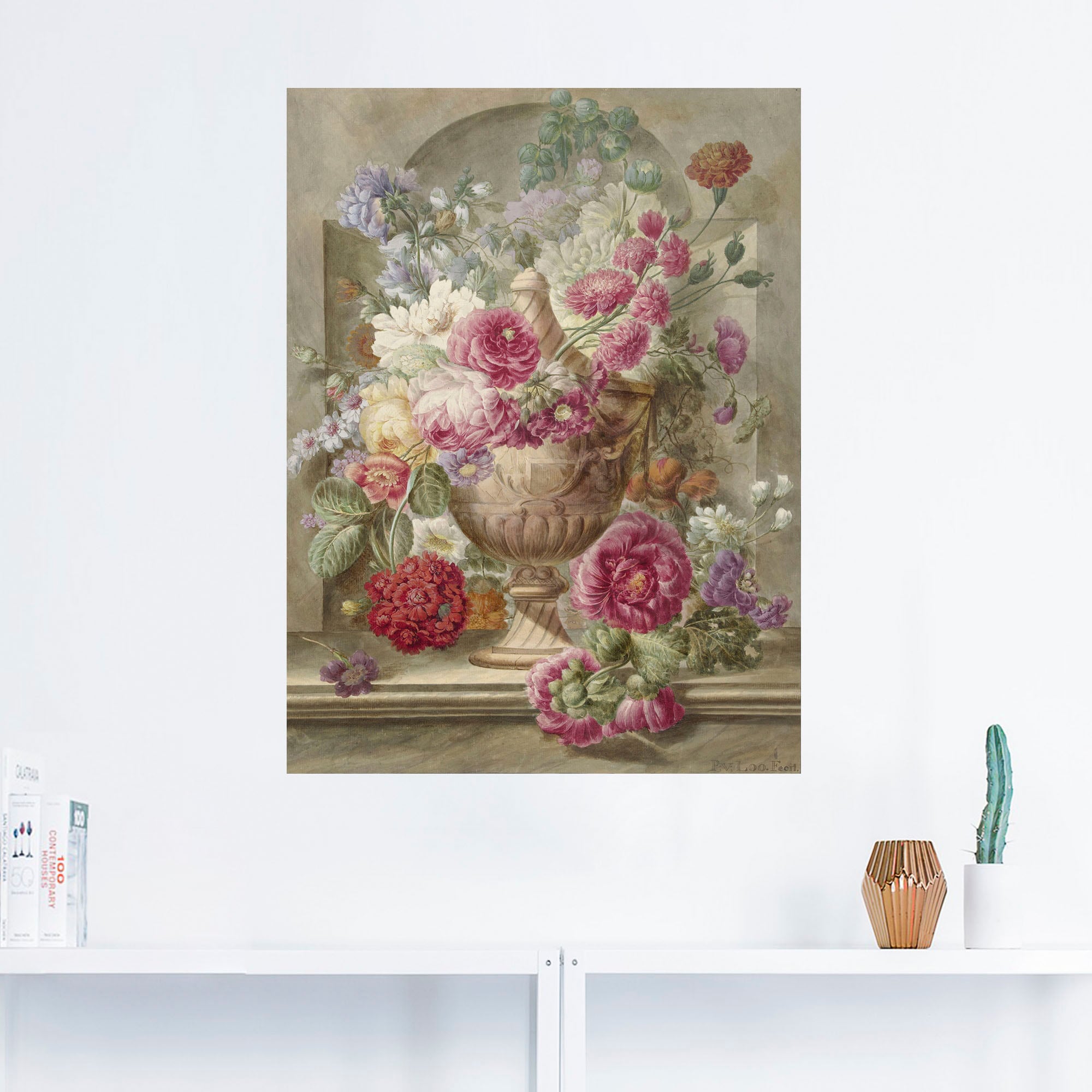 Artland Wandbild »Vase mit Blumen.«, Arrangements, (1 St.), als Leinwandbild, Poster, Wandaufkleber in verschied. Größen