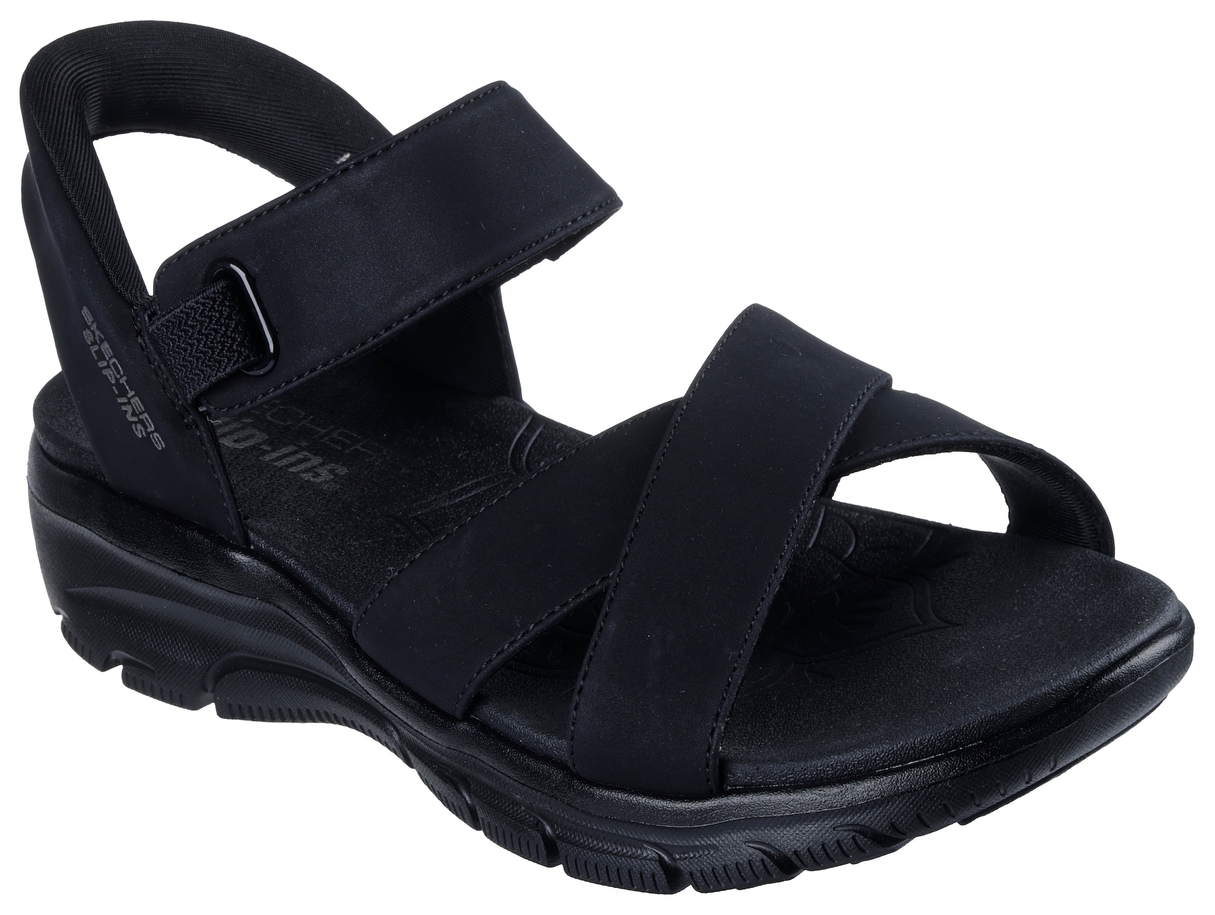 Skechers Sandale »EASY GOING-SOMEWHERE SUNNY«, Schlupfschuh, Plateausandale mit Slip-ins Funktion