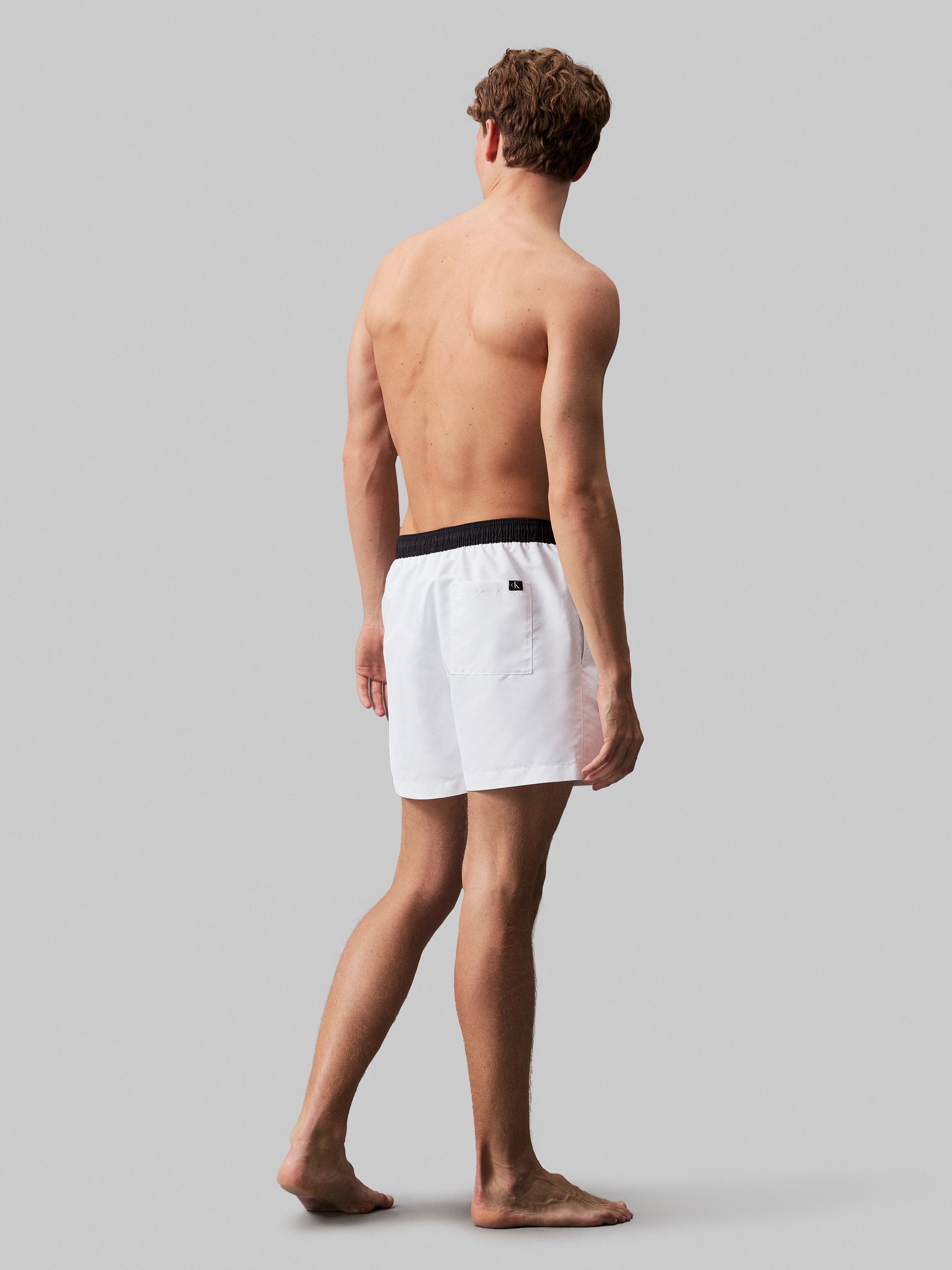 Calvin Klein Swimwear Badeshorts »MEDIUM DRAWSTRING«, mit Logodruck