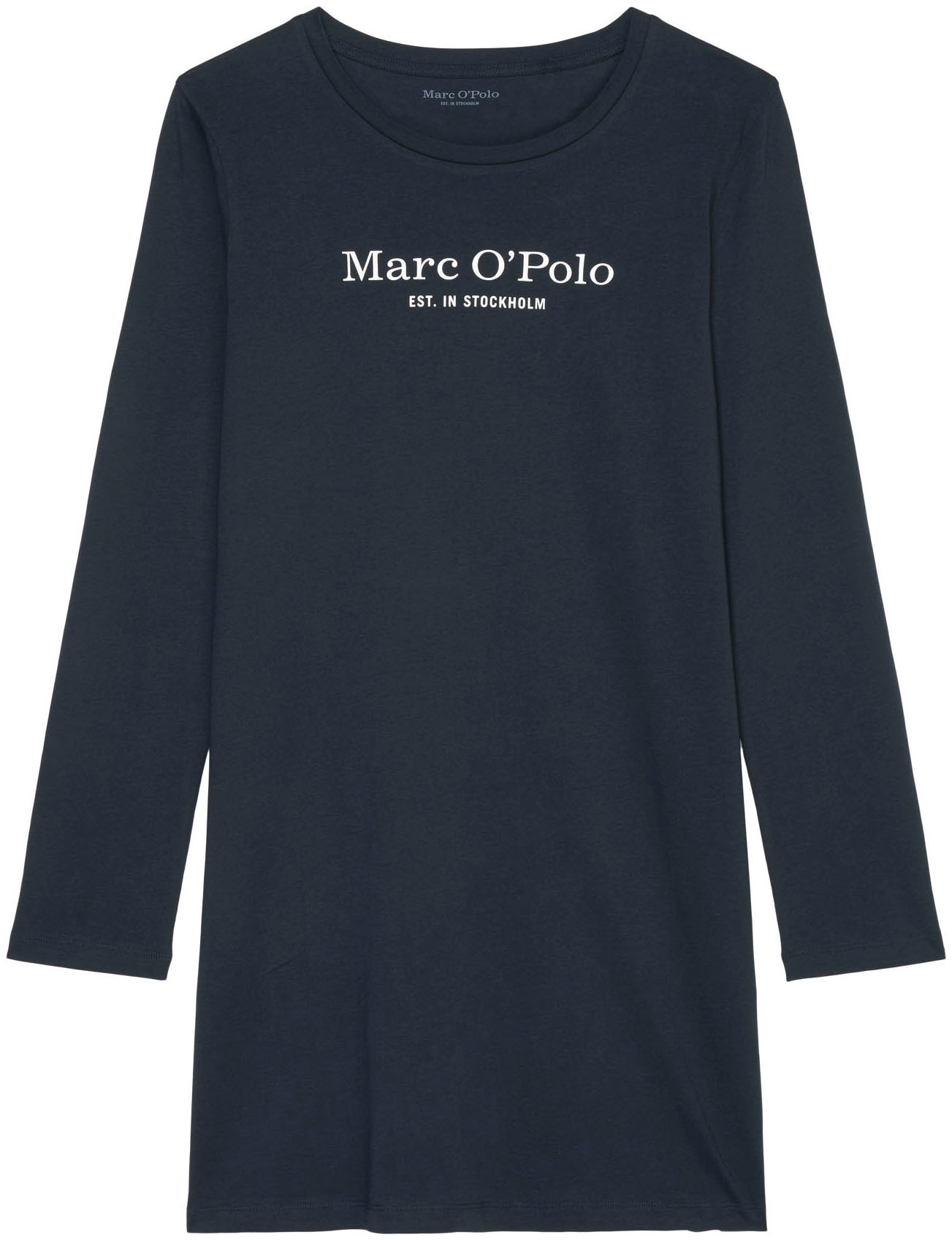Marc O'Polo Nachthemd »Mix & Match Cotton«, mit kleinem Logomotiv auf der Brust