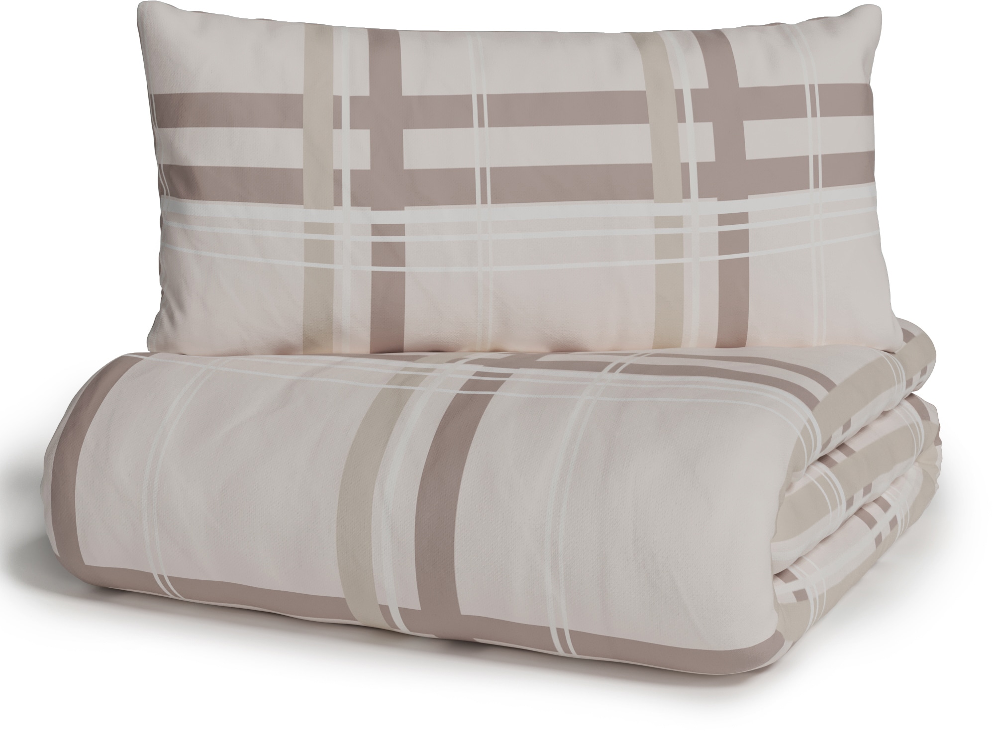 H.I.S Wendebettwäsche »Talin« 2 Stk. tlg. NEUHEIT in Gr. 135x200 oder 155x220 cm, 100% Baumwolle, Karo-Design