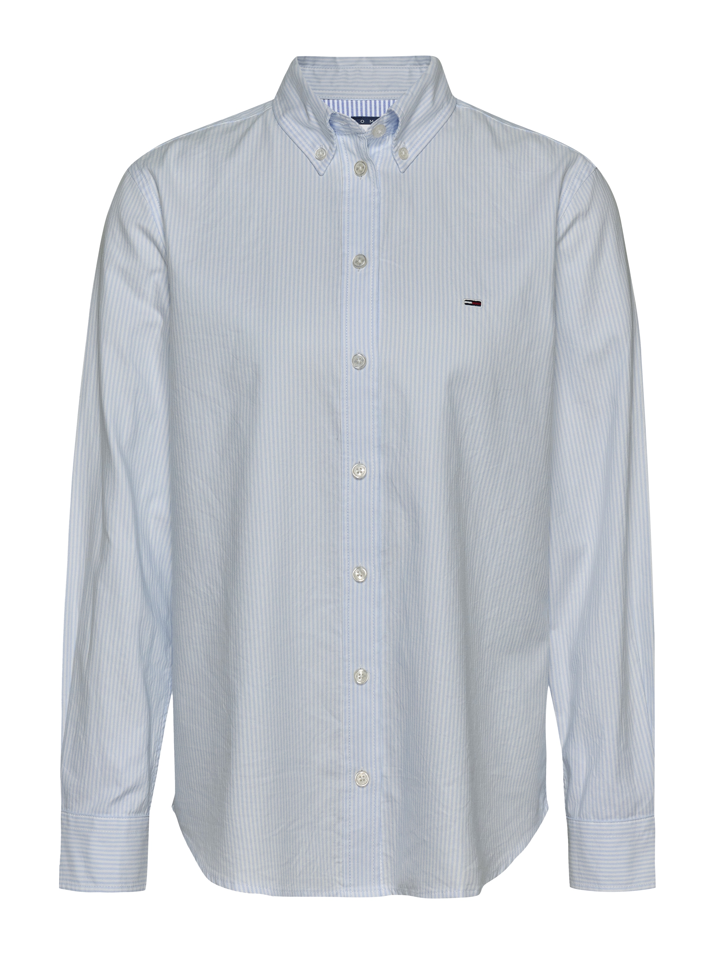 Tommy Jeans Hemdbluse »TJW REG OXFORD SHIRT«, mit Logostickerei