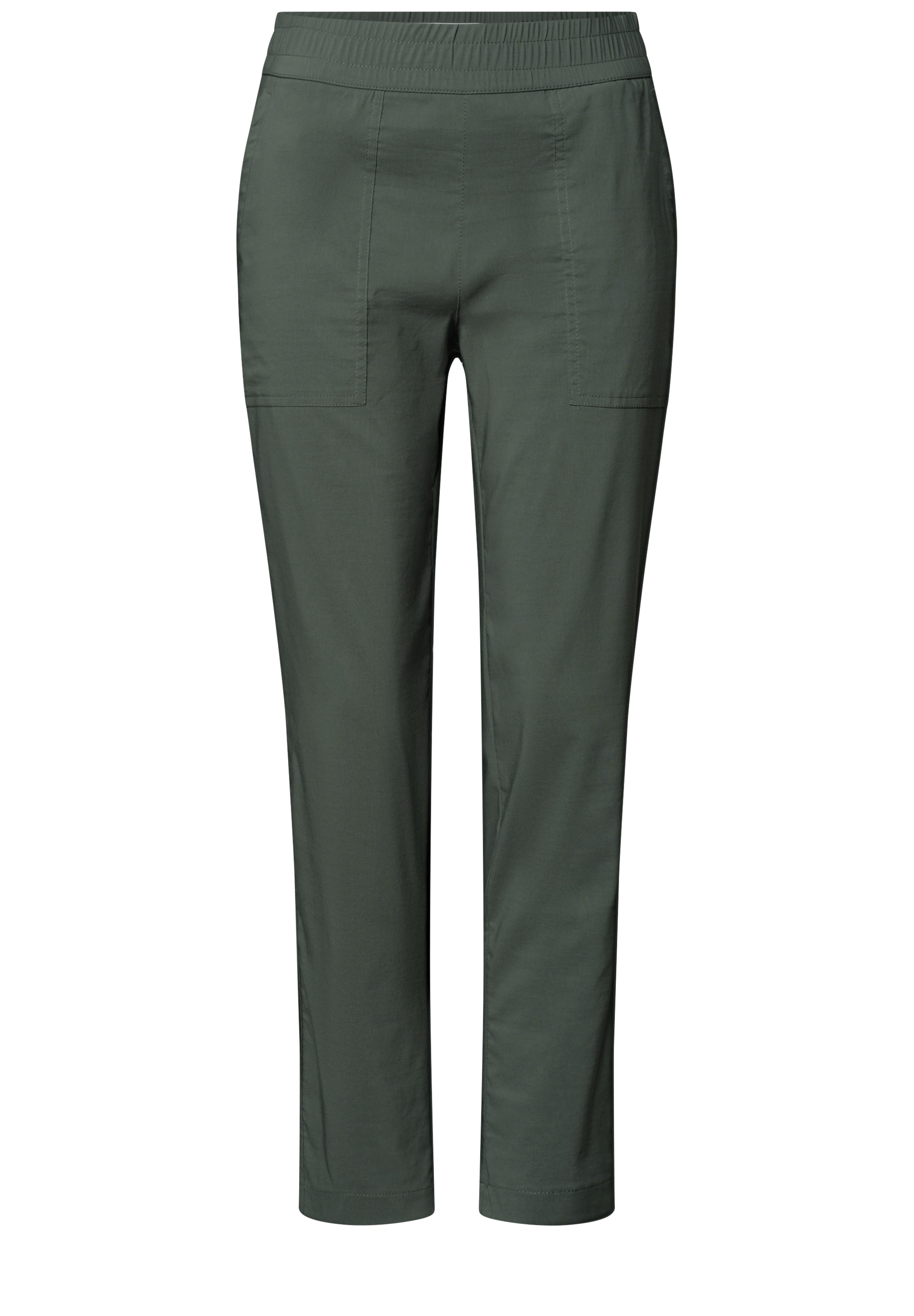 STREET ONE Chinohose  Slim Leg Chino mit Elastikbund