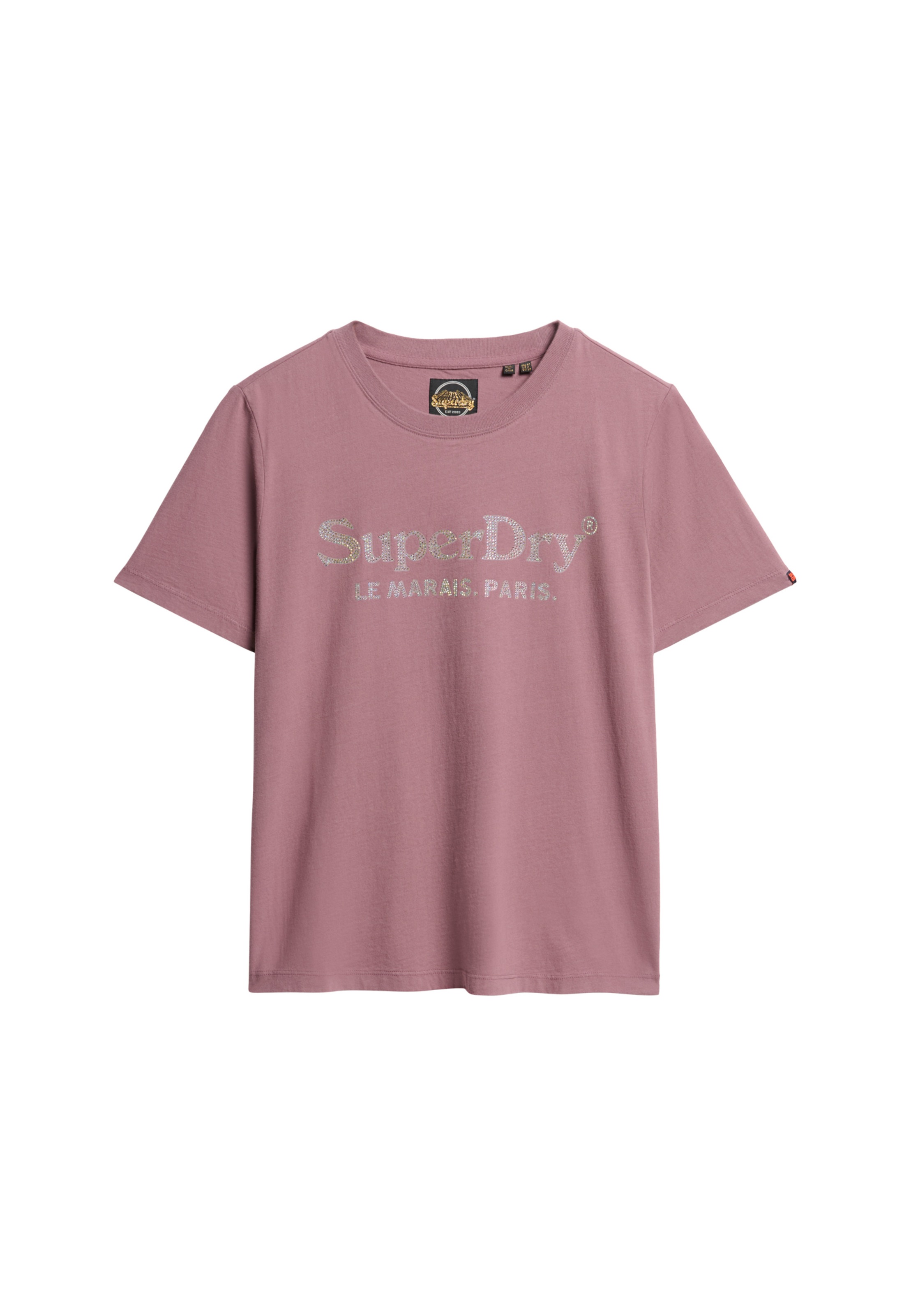 Superdry Kurzarmshirt »VENUE METALLIC RELAXED TEE«