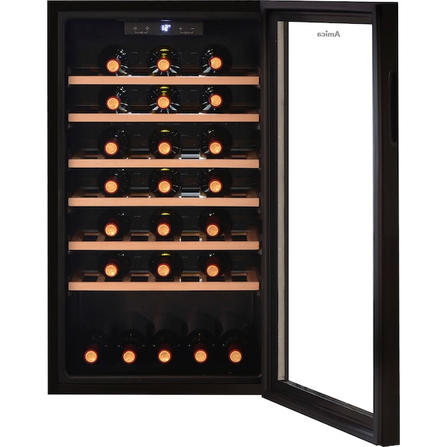 Amica Weinkühlschrank »WK 341 901 S«, für 52 Standardflaschen á 0,75l,  Standkühlschrank mit 3 Jahren XXL Garantie | Weinkühlschränke