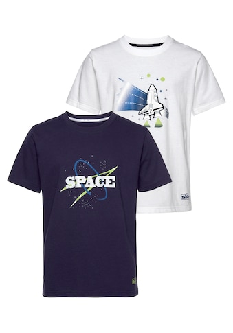 Scout T-Shirt »SPACE«, (Packung, 2er-Pack), aus Bio-Baumwolle kaufen