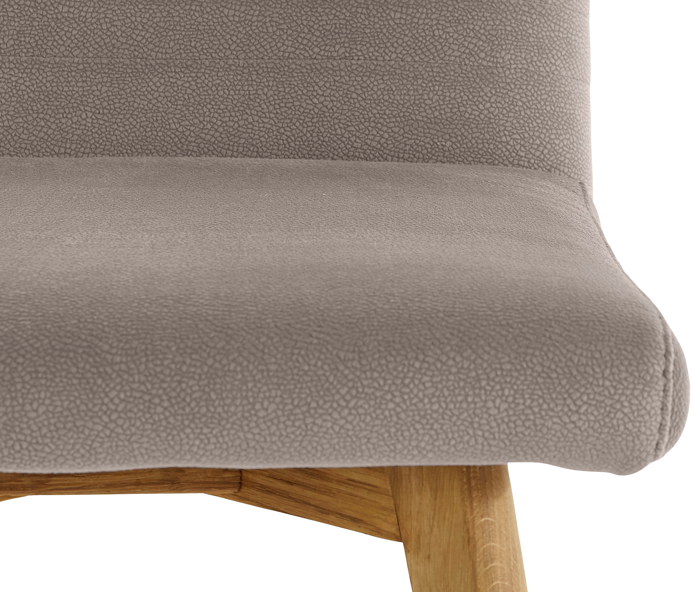 OTTO products Esszimmerstuhl »Alessja«, (Set), 2 St., Microfaser, Bezug aus Microfaser, Gestell aus Eiche Massivholz