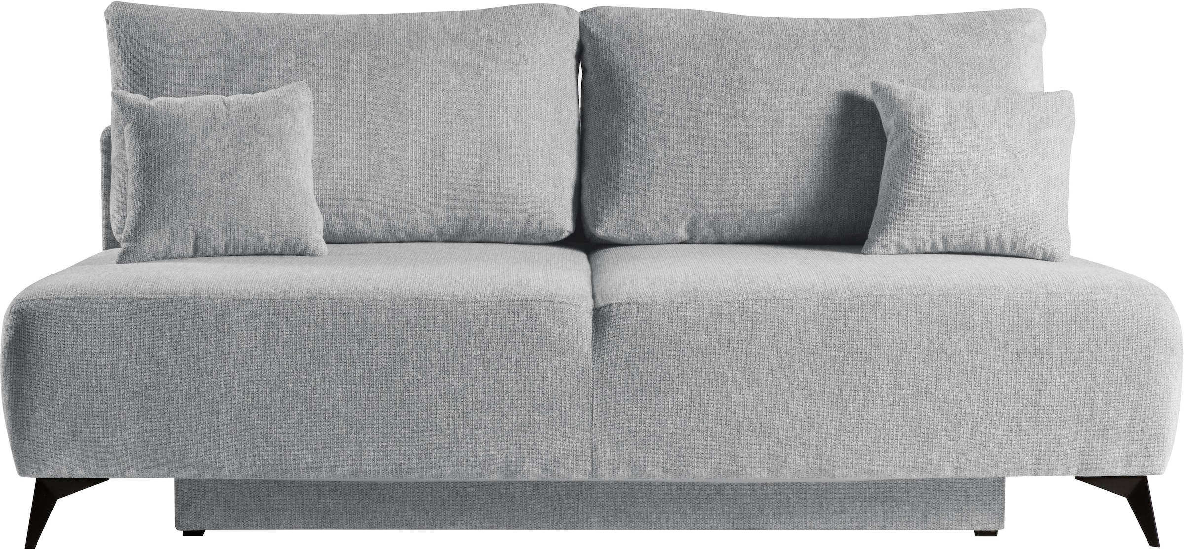 WERK2 Schlafsofa »Valerie mit Komfortsitz- und Liegehöhe, Breite 200cm,«, bequemes 2-Sitzer Schlafcouch mit Bettkasten
