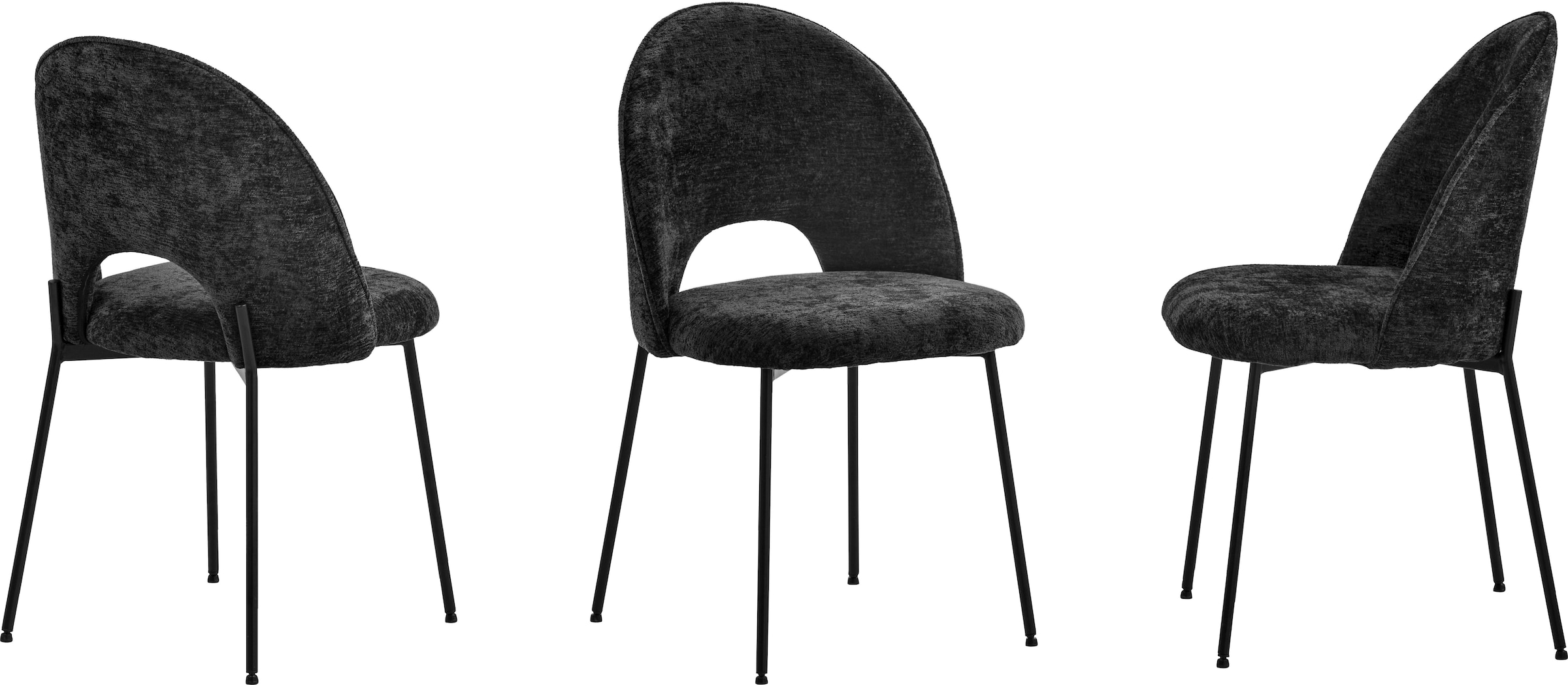 Home affaire Stuhl, (Set), mit Metallgestell