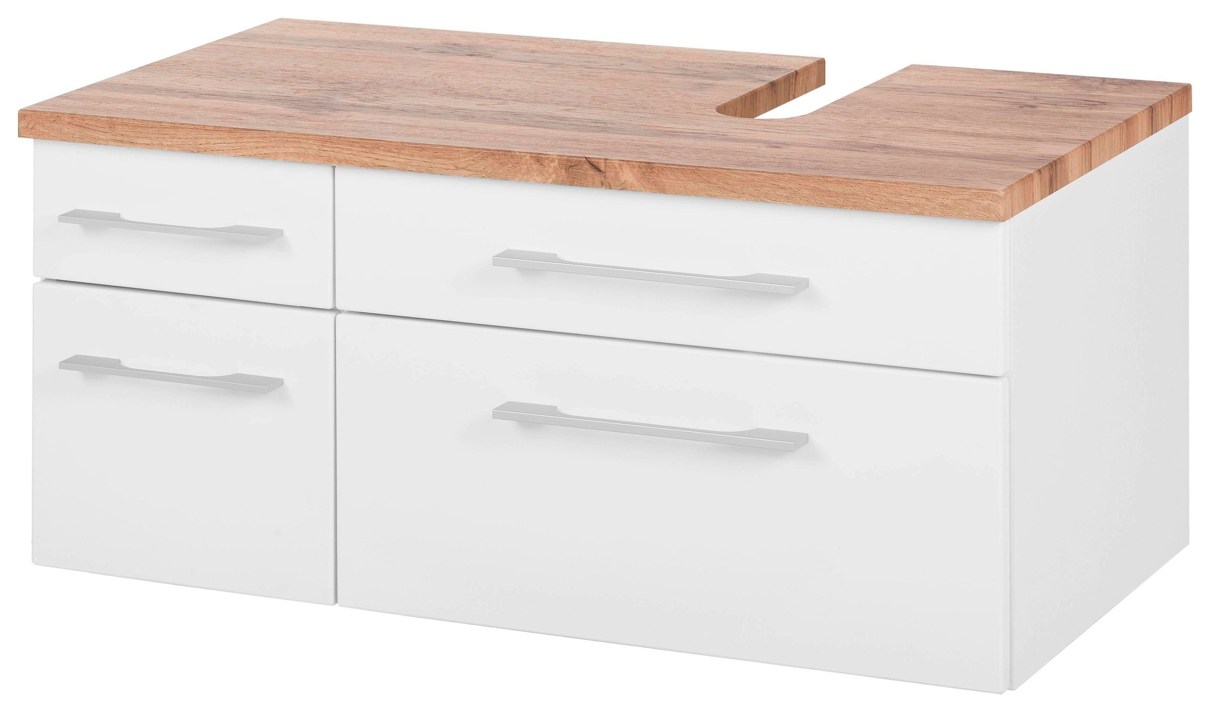 welltime Waschbeckenunterschrank "Davos" Breite 90 cm
