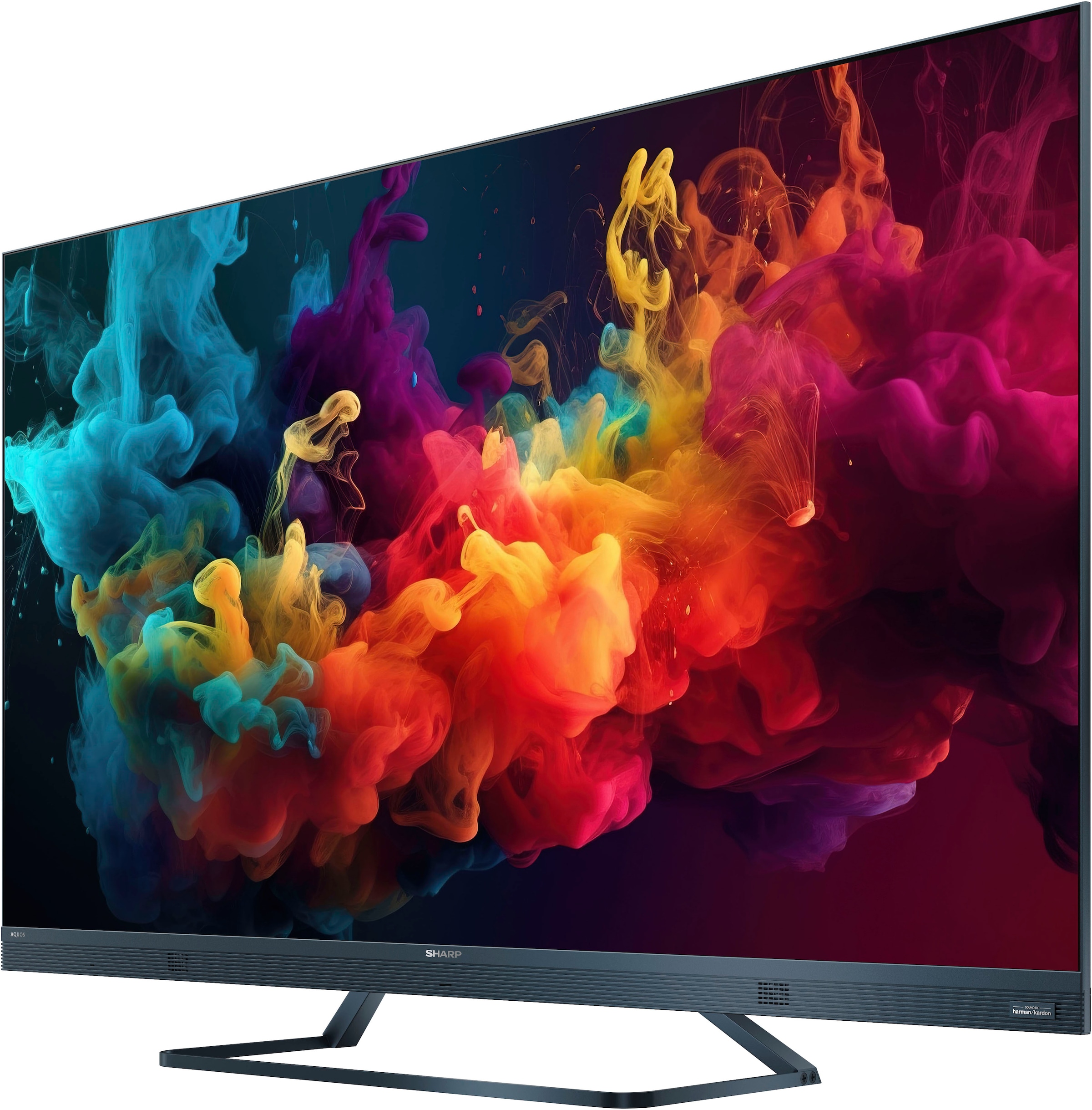 Sharp LED-Fernseher »4T-C55FQ_«, 4K Ultra HD, Google TV, Quantum Dot, QLED, Dolby Atmos, Dolby Vision, HDMI 2.1 mit eARC