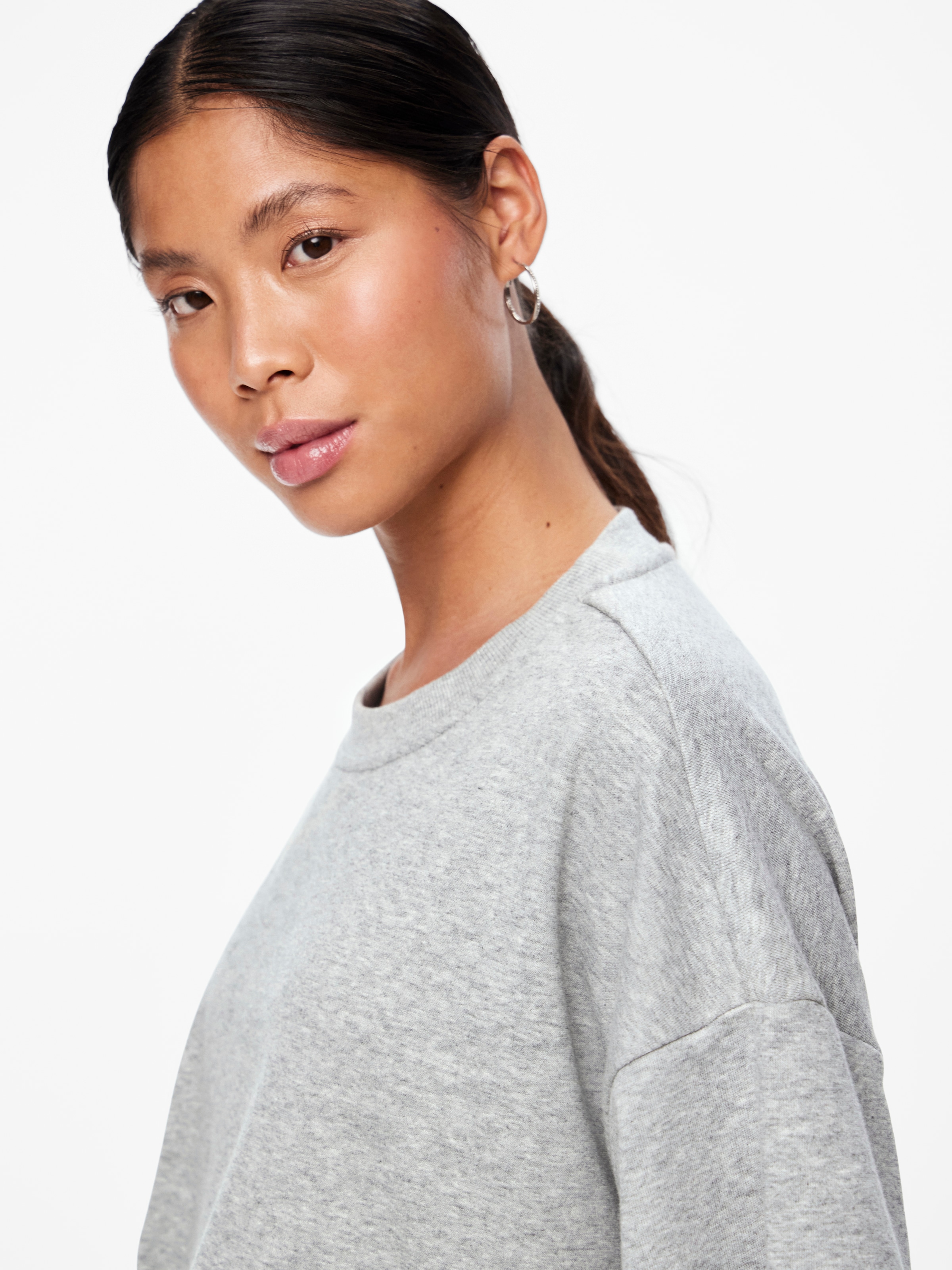 pieces Sweatshirt »PCCHILLI SUMMER 2/4 LOOSE SWEAT NOOS BC«